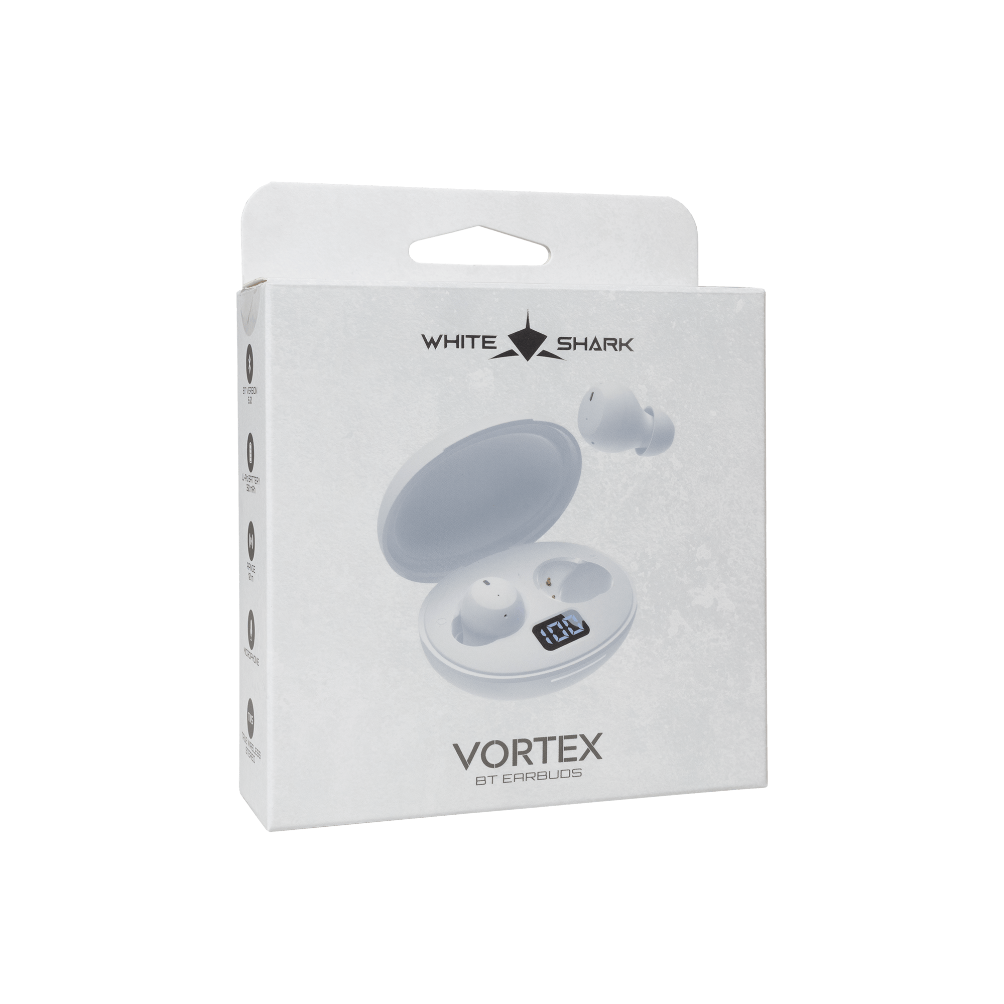 White Shark EARBUDS GEB-TWS-02 VORTEX Bijele