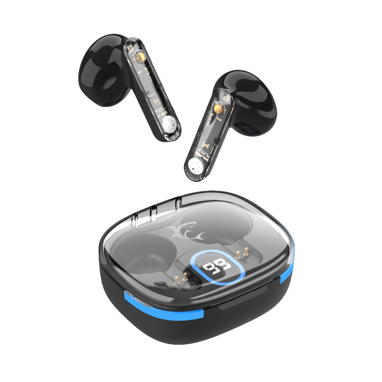 White Shark EARBUDS GEB-TWS-37 HYPERBEAT Crne