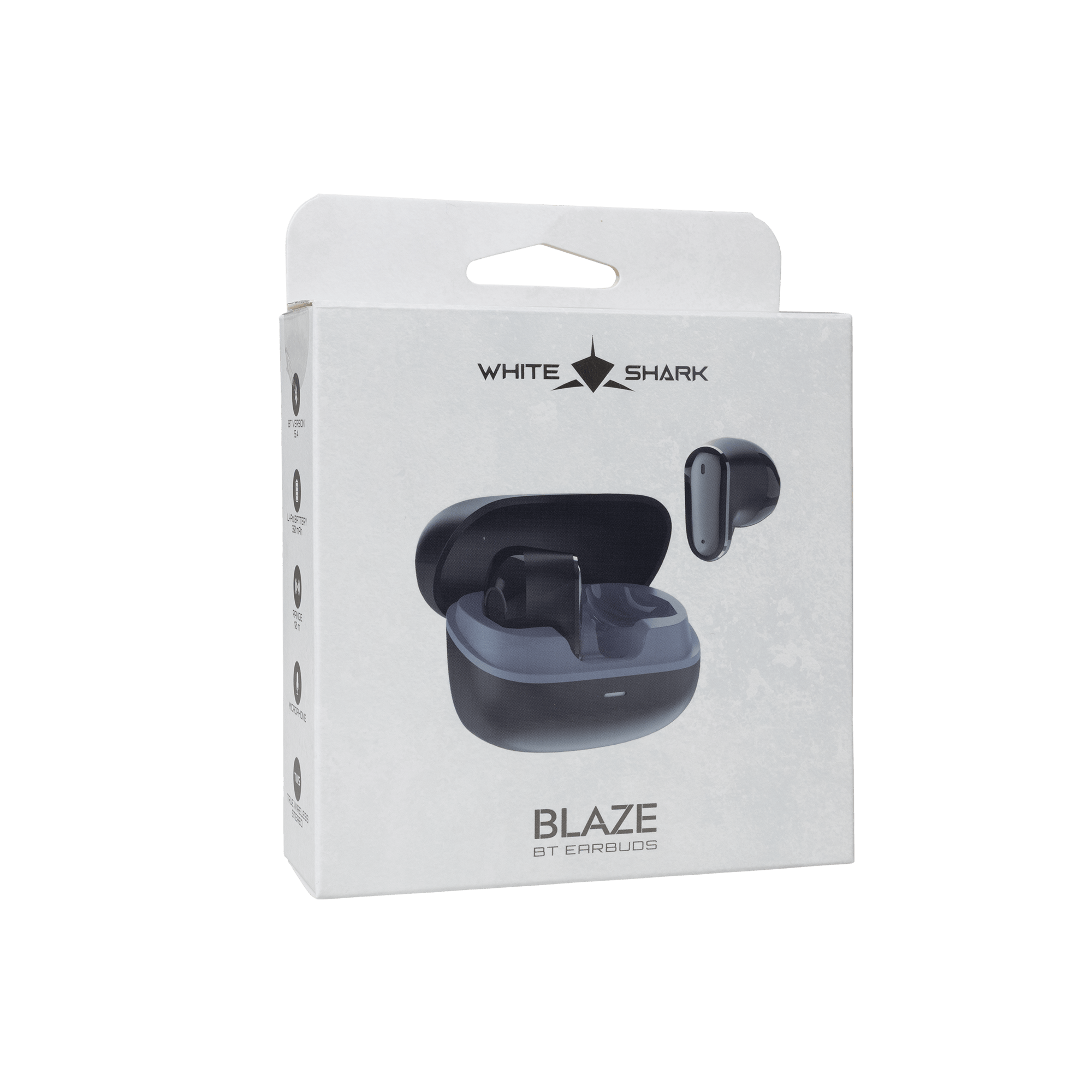 White Shark EARBUDS GEB-TWS-201 BLAZE Crne