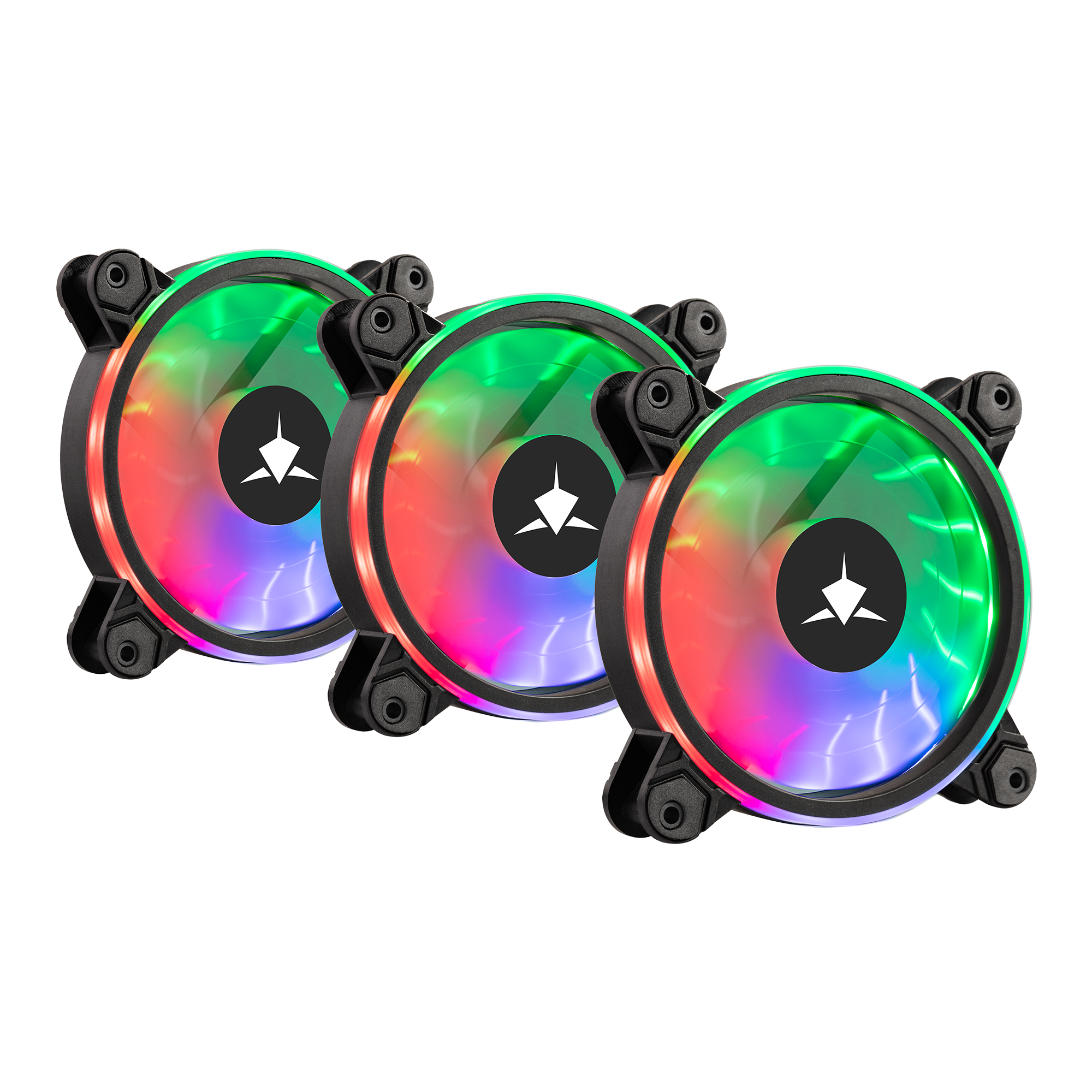 White Shark FAN GCF-S028-004 NEBULA-2 CRNI ARGB KIT