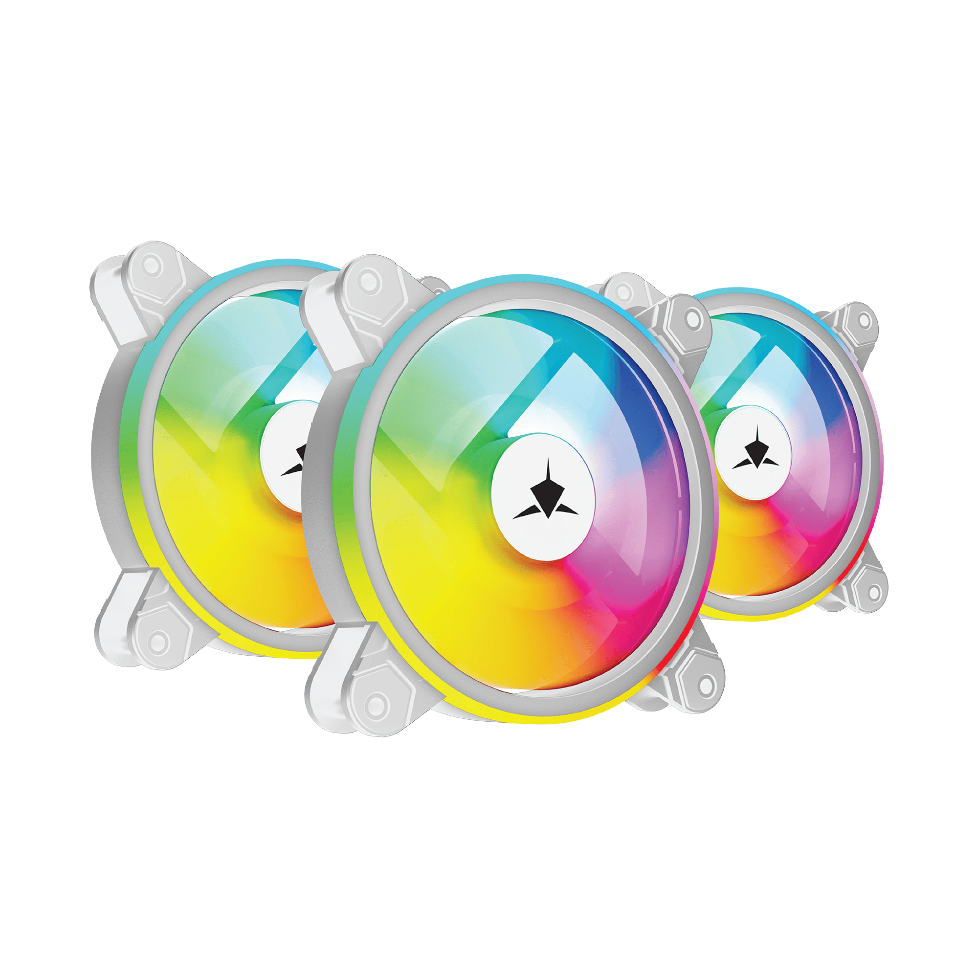 White Shark FAN GCF-S028-005 NEBULA-2 BIJELI ARGB KIT