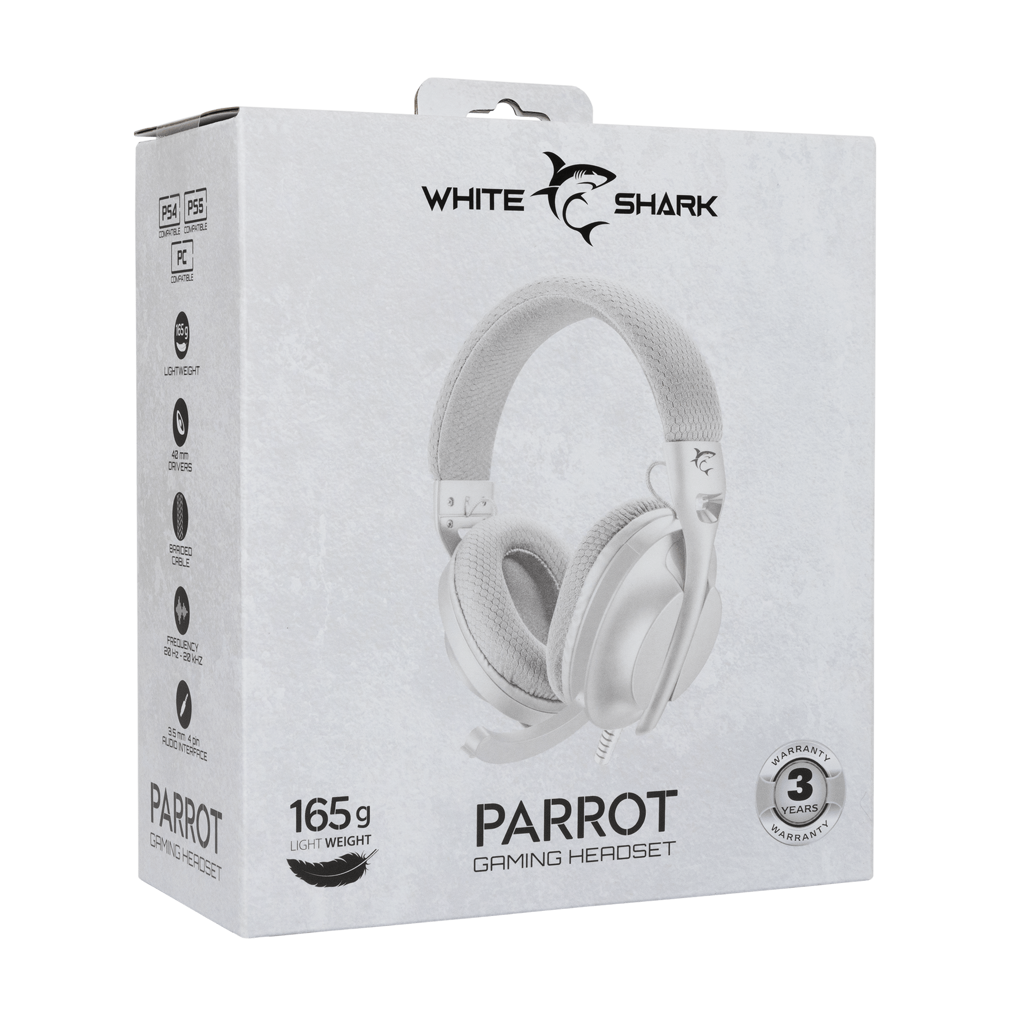 White Shark HEADSET GH-2440 PARROT Bijele