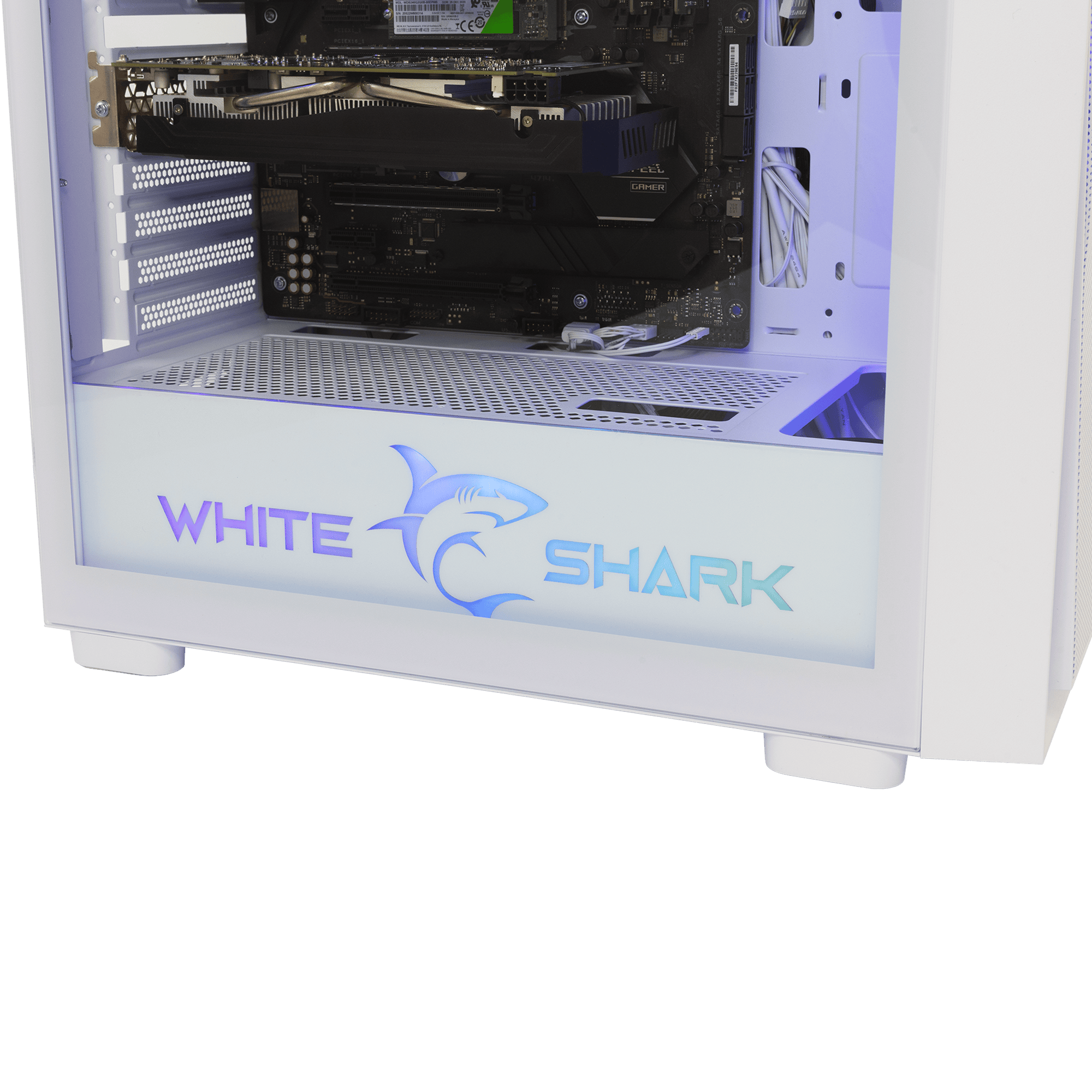 White Shark KUĆIŠTE GCC-2401 WARHEAD-3 BIJELO / 4 Fans 12cm RGB