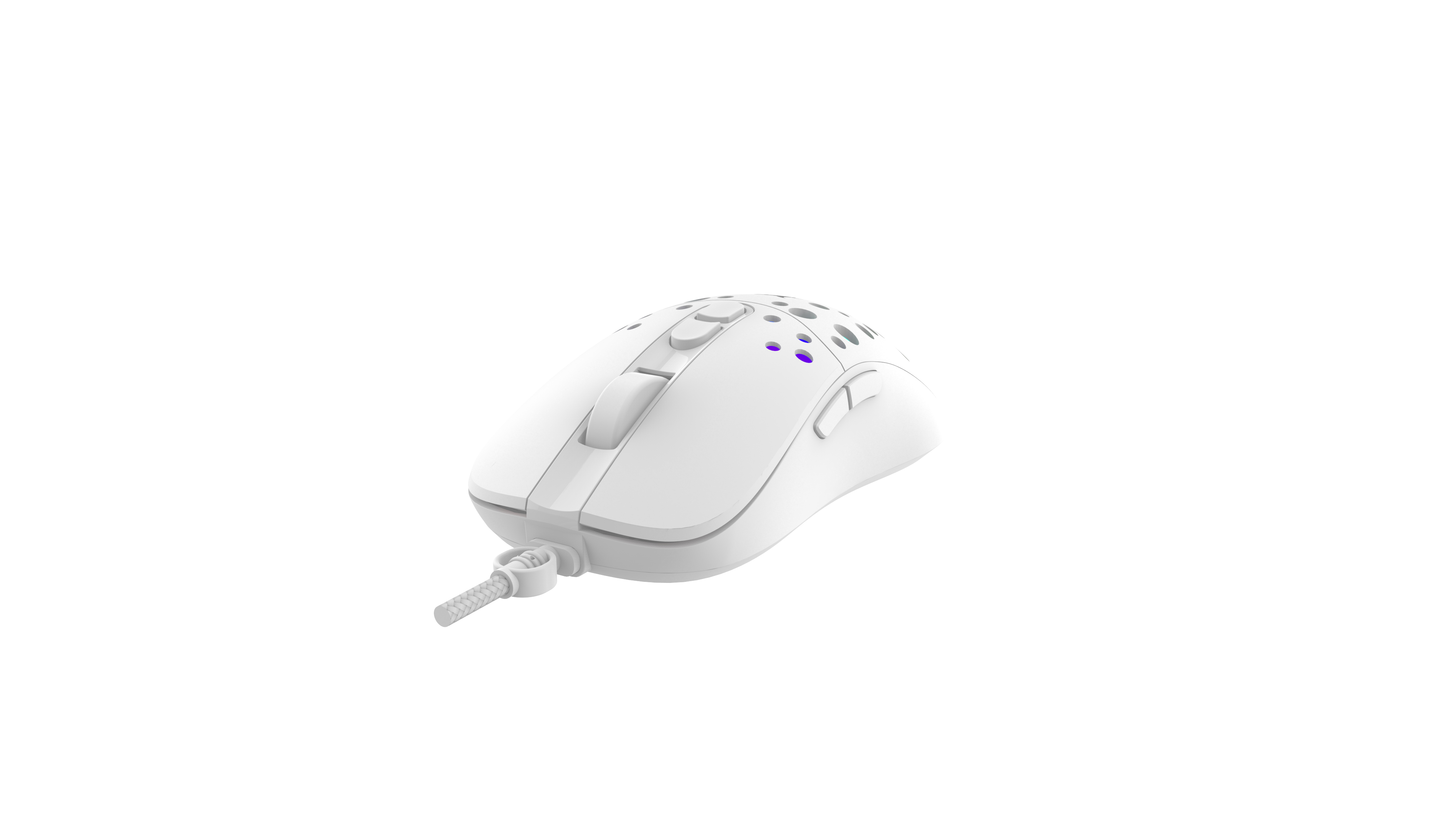 White Shark MIŠ GM-9004 TRISTAN-2 Bijeli RGB / 12.800 dpi