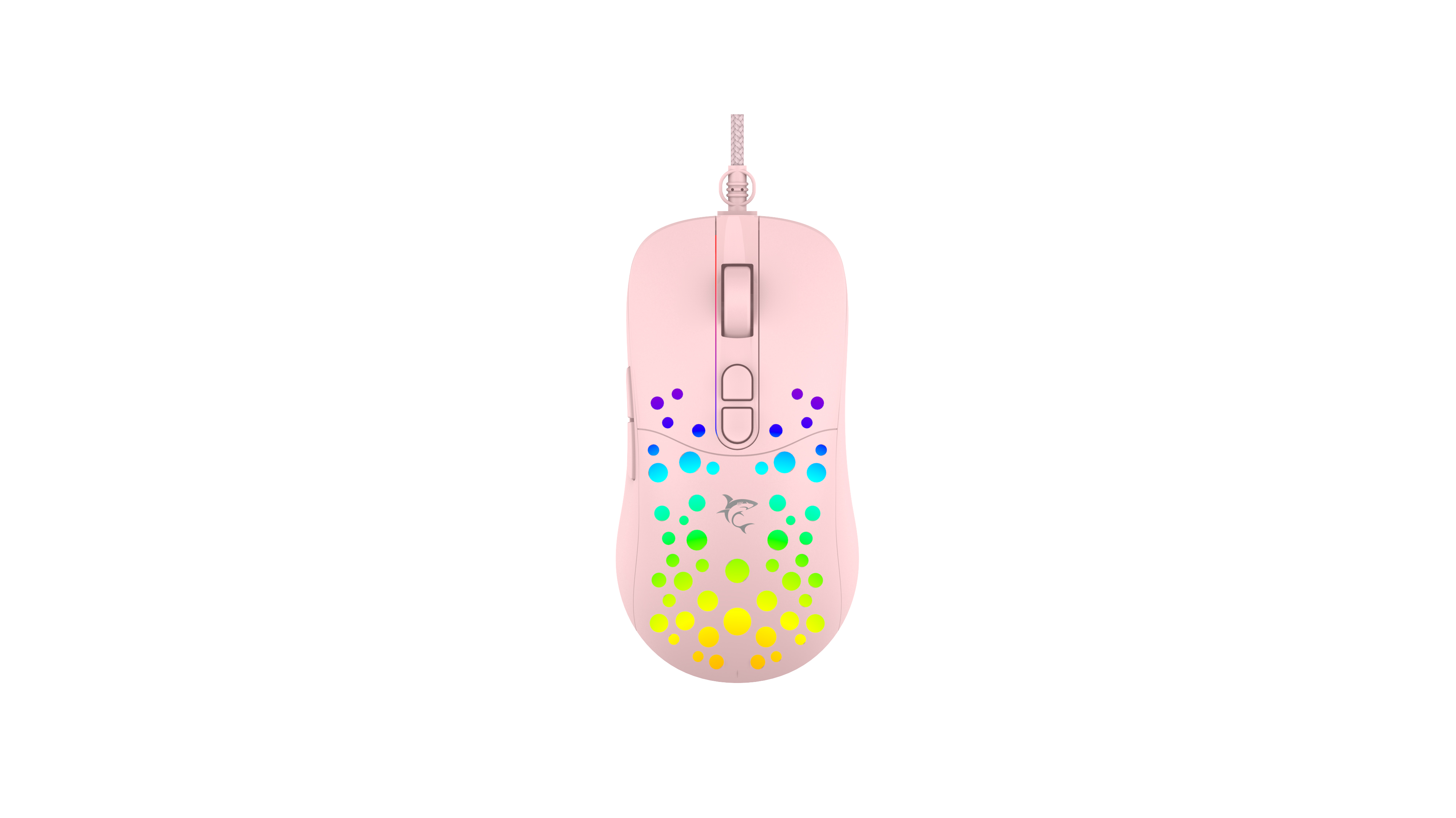 White Shark MIŠ GM-9004 TRISTAN-2 Roza RGB / 12.800 dpi