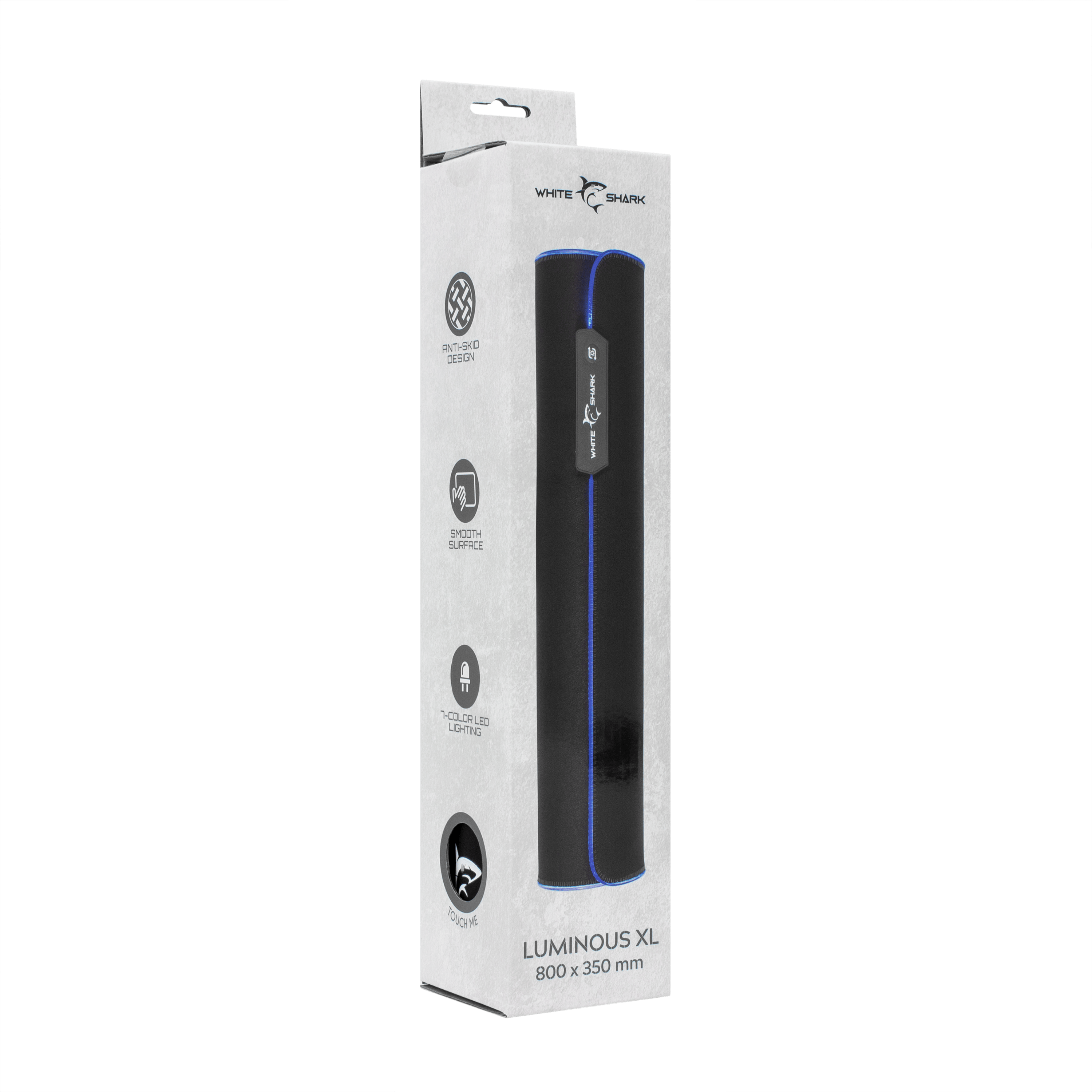White Shark PODLOGA ZA MIŠ 80x35cm LED MP-1861 – LUMINOUS XL