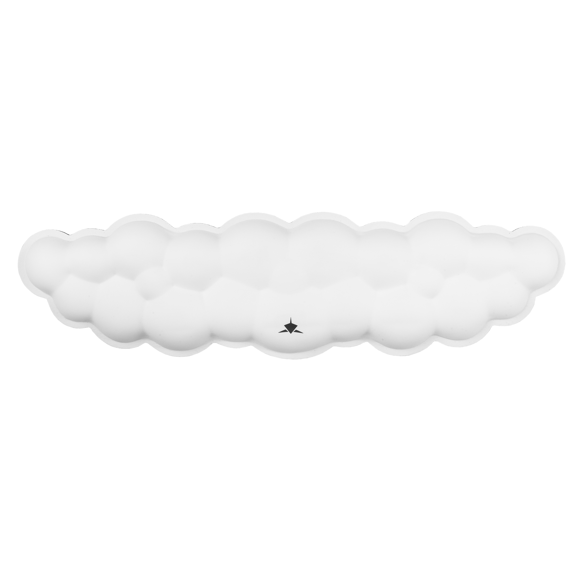 White Shark PODLOGA ZA TIPKOVNICU KP-012 CUMULUS BIJELA White Shark PODLOGA ZA TIPKOVNICU KP-012 CUMULUS BIJELA