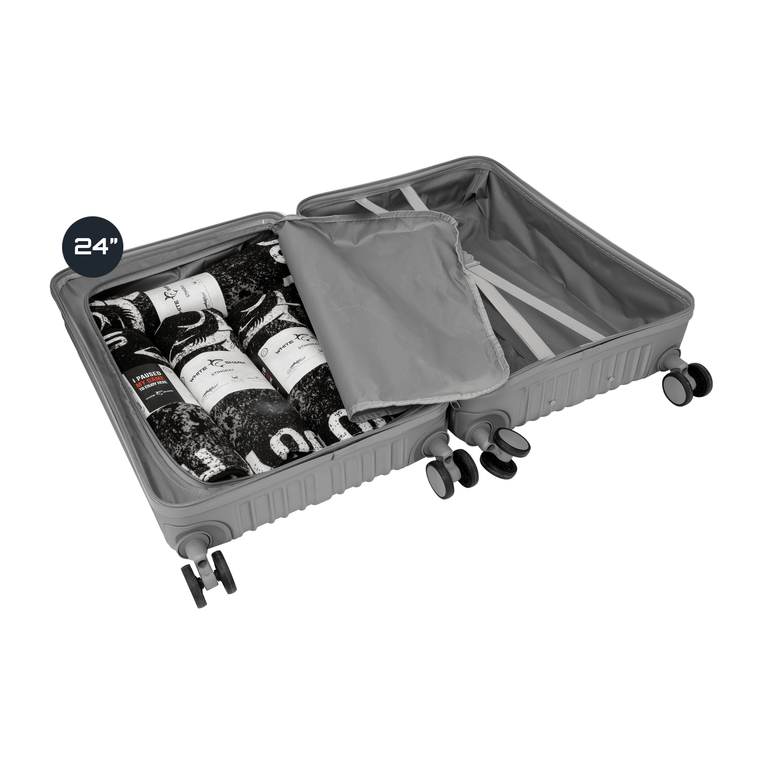 White Shark PROMO TROLLY CASE GUARDIAN-BUNDLE 20" + 24"