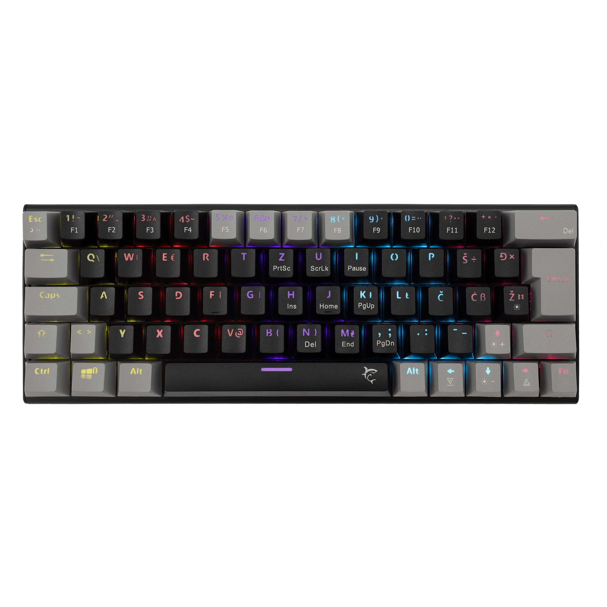 White Shark TIPKOVNICA GK-002121V2 WAKIZASHI-2 / Crno-siva US-BLUE.SW