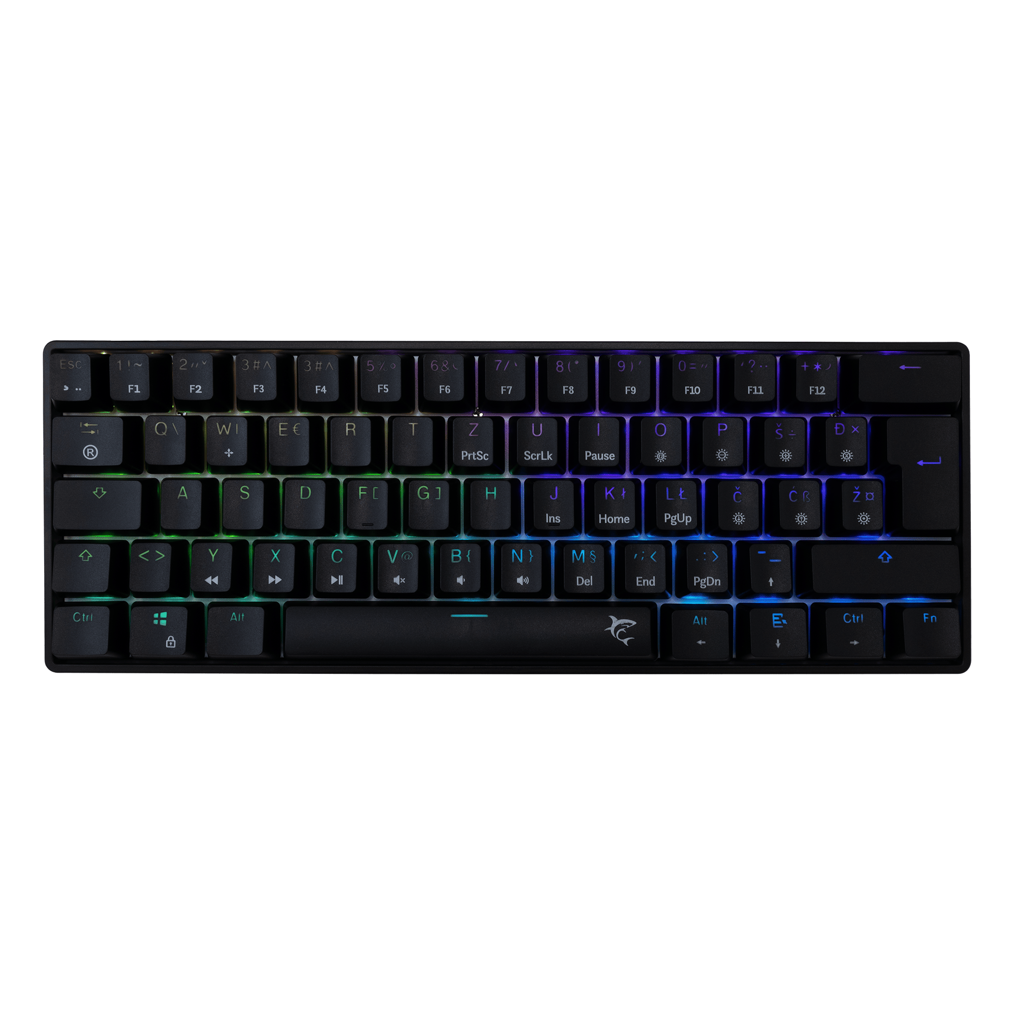 White Shark TIPKOVNICA GK-004132 SHINOBI-2 Crna – Meh. / HR- BROWN SW.