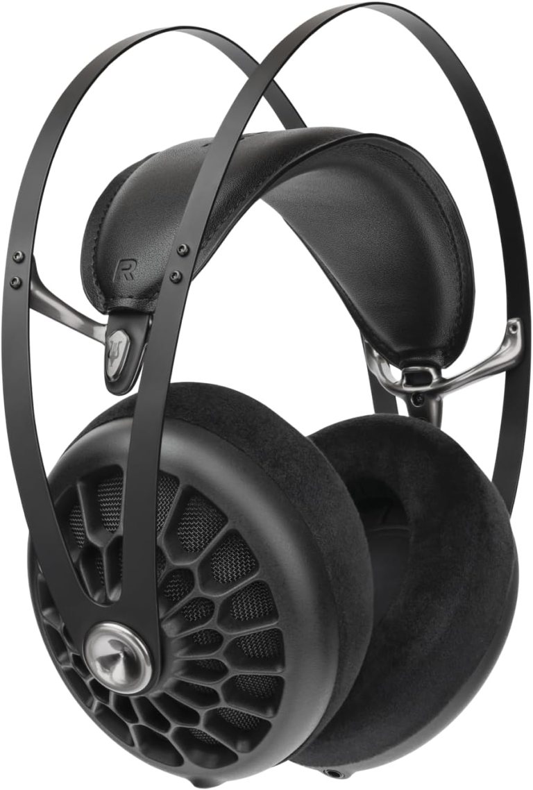 MEZE AUDIO 105 AER | Wired Over-The-Ear Lightweight Audiophile Open-Back Headphones | 50mm Dynamic Drivers | Low Impedance 42 Ohms | Cables and Carrying Pouch Included (Black) MEZE AUDIO 105 AER | Wired Over-The-Ear Lightweight Audiophile Open-Back Headphones | 50mm Dynamic Drivers | Low Impedance 42 Ohms | Cables and Carrying Pouch Included (Black)