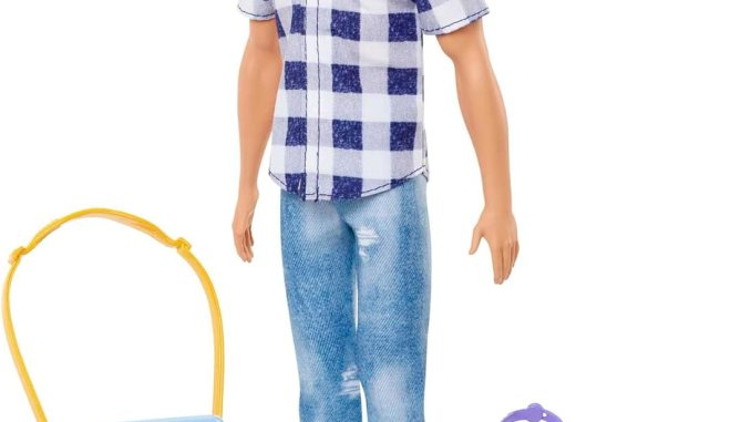 Barbie it takes two camping sets with white shirts and white kane dolls in plaid shirts and accessories including coolers, maps and more Barbie it takes two camping sets with white shirts and white kane dolls in plaid shirts and accessories including coolers, maps and more
