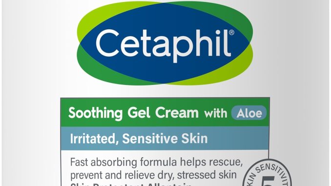 Aloe with cetaphil soothing gel-cream immediately soothes and hydrated sensitive skin, fragrance and paraben free, 16 Aloe with cetaphil soothing gel-cream immediately soothes and hydrated sensitive skin, fragrance and paraben free, 16