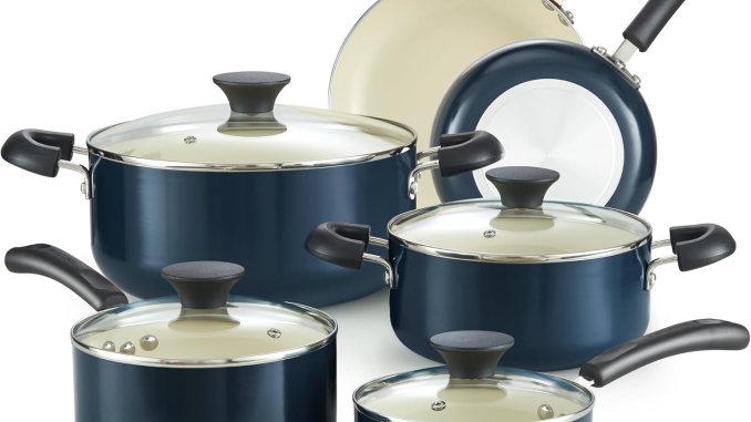 Cook An Home Pots and PAN Set Nonstick, 10-Pires Ceramic Kitchen Cookware Set, Sauce Paps Nonstick Cooking Set, Frying Pan, Dutch Oven Pot with Lids, Blue Cook An Home Pots and PAN Set Nonstick, 10-Pires Ceramic Kitchen Cookware Set, Sauce Paps Nonstick Cooking Set, Frying Pan, Dutch Oven Pot with Lids, Blue