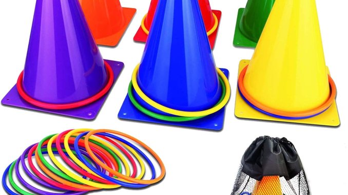 UnansCre 31pcs 3 these 1 Carnival Outdoor Games Combo Set for Kids, Soft Plastic Cone Bean Bag Ring Toss Game, Gift for Birthday Party/Exams UnansCre 31pcs 3 these 1 Carnival Outdoor Games Combo Set for Kids, Soft Plastic Cone Bean Bag Ring Toss Game, Gift for Birthday Party/Exams