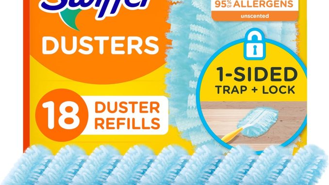 Swifter Dusters Refill for Cleaning, Swifter, Father and Microfiber Duster Disposable, Dusting Furniture, Blinds, Ceiling Fans, Walls Helps, helps to remove allergies, uncertain, 18ct Swifter Dusters Refill for Cleaning, Swifter, Father and Microfiber Duster Disposable, Dusting Furniture, Blinds, Ceiling Fans, Walls Helps, helps to remove allergies, uncertain, 18ct