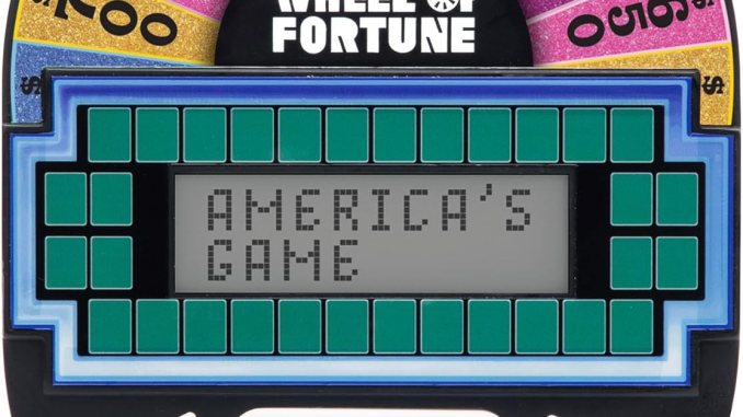 Educational Insights Wheel of Fortune Games – Handheld Electronic Games, Great for Travel, Classic Retro Party Games for Children, Teens and Adults, Word Puzzle Challenge and Entertaining Gift for Age 8+ Educational Insights Wheel of Fortune Games – Handheld Electronic Games, Great for Travel, Classic Retro Party Games for Children, Teens and Adults, Word Puzzle Challenge and Entertaining Gift for Age 8+