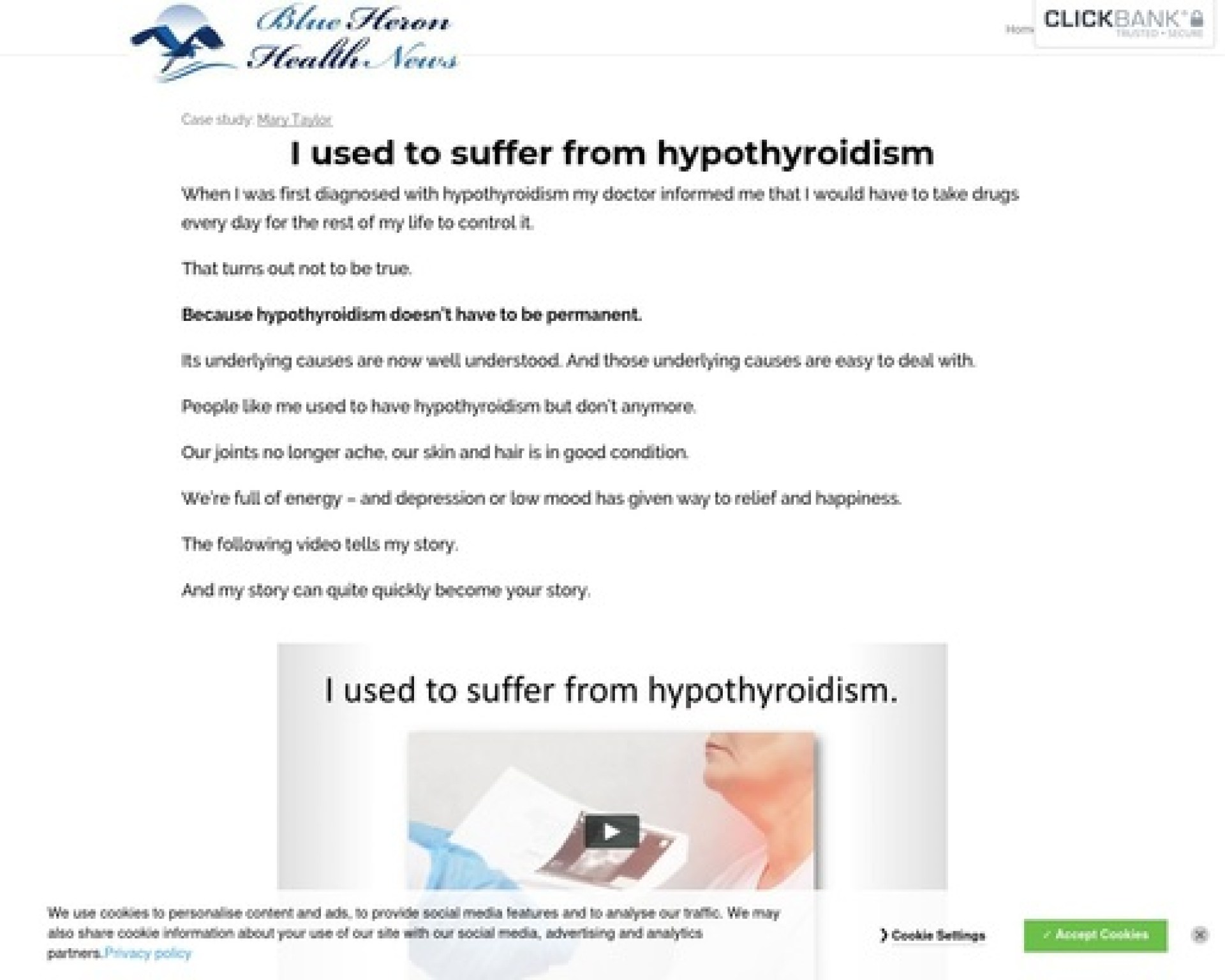 My Hypothyroidism vsl cb | Blue Heron Health News My Hypothyroidism vsl cb | Blue Heron Health News