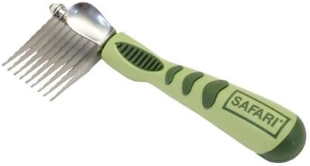 Coastal Pet Safari Dog De-Matting Comb – Serrated Stainless Steel Grooming Tool for Dogs with Medium to Long Hair – Keeps Coats Smooth & Soft – One Size Coastal Pet Safari Dog De-Matting Comb – Serrated Stainless Steel Grooming Tool for Dogs with Medium to Long Hair – Keeps Coats Smooth & Soft – One Size