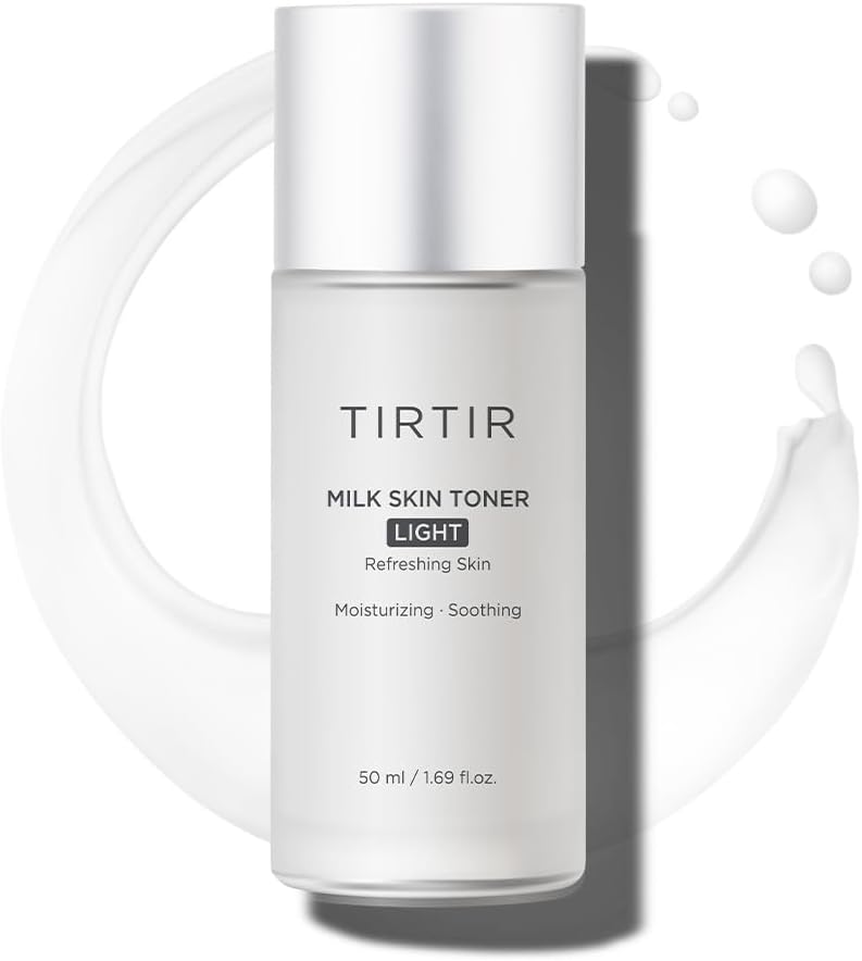 TIRTIR Milk Skin Toner Light | Instant Hydration with 4% Niacinamide, Pore-tightening, Vegan toner for Acne-prone, Sensitive & Oily skin, Fungal Acne Safe, Panthenol, Allantoin, Vitamin B TIRTIR Milk Skin Toner Light | Instant Hydration with 4% Niacinamide, Pore-tightening, Vegan toner for Acne-prone, Sensitive & Oily skin, Fungal Acne Safe, Panthenol, Allantoin, Vitamin B