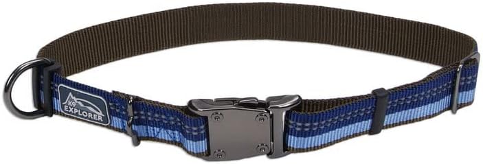 Coastal Pet K9 Explorer Reflective Adjustable Dog Collar – Comfortable Collar for The Outdoors – Durable, Lightweight Collar with Side-Release Buckle – Sapphire, 1″ x 12-18″ Coastal Pet K9 Explorer Reflective Adjustable Dog Collar – Comfortable Collar for The Outdoors – Durable, Lightweight Collar with Side-Release Buckle – Sapphire, 1″ x 12-18″