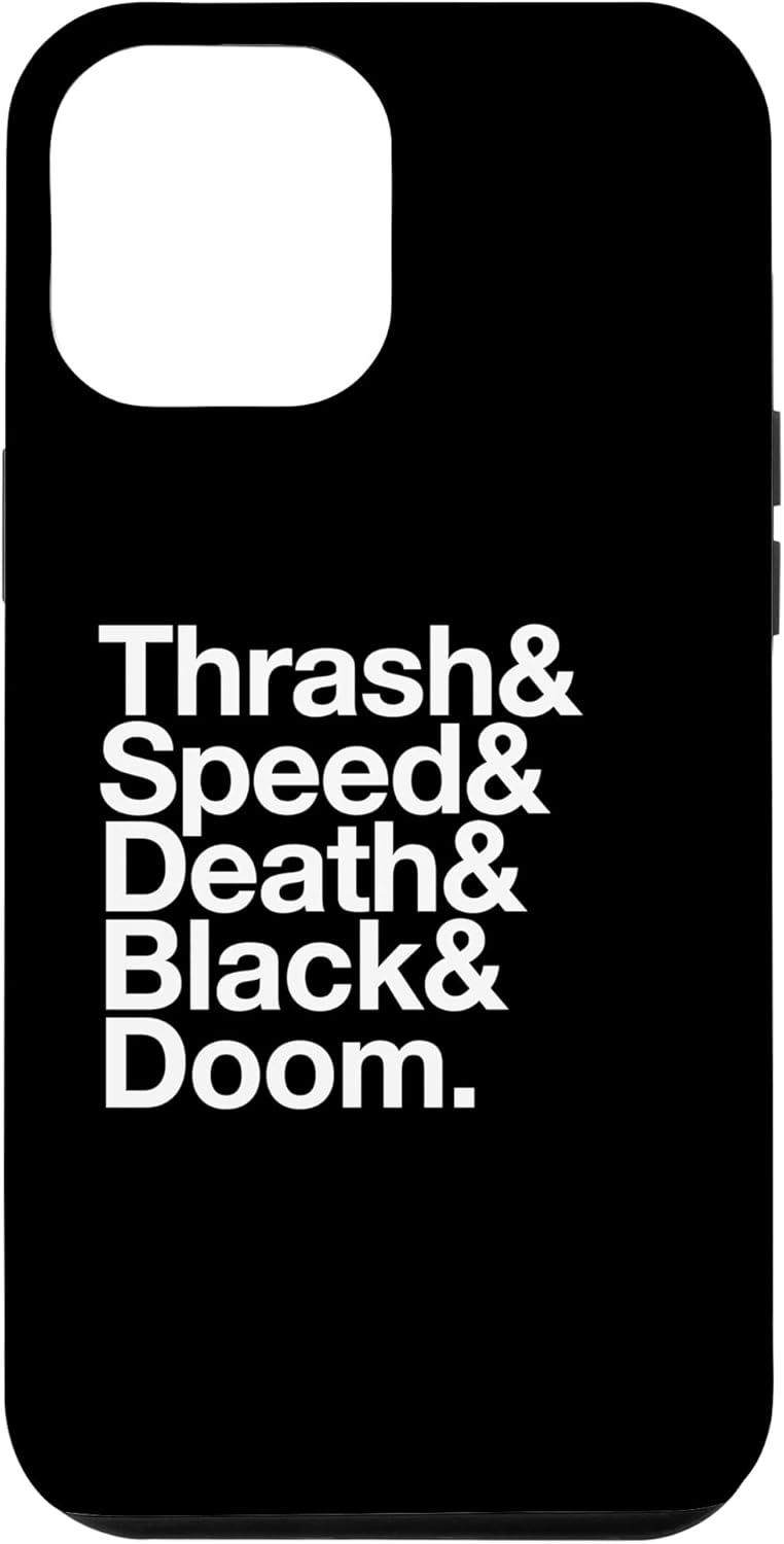 iPhone 15 Pro Max Heavy Metal Music Fan List Thrash Speed Doom Death Black Case iPhone 15 Pro Max Heavy Metal Music Fan List Thrash Speed Doom Death Black Case