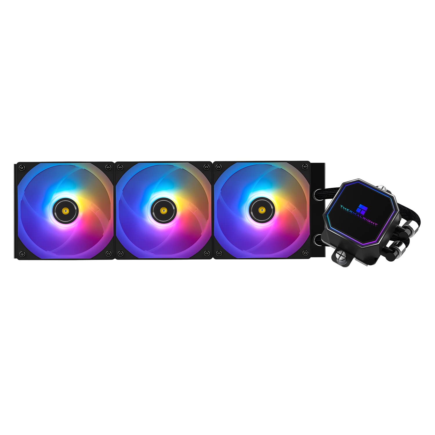 Thermalright Frozen Prism360 Black ARGB CPU Liquid Cooler,Efficient PWM Controlled Pump 3300RPM,3×TL-E12 Series PWM Fan,Water Cooling Computer Parts,for AMD AM4/AM5,Intel 1150/1151/1200/1700/2011 Thermalright Frozen Prism360 Black ARGB CPU Liquid Cooler,Efficient PWM Controlled Pump 3300RPM,3×TL-E12 Series PWM Fan,Water Cooling Computer Parts,for AMD AM4/AM5,Intel 1150/1151/1200/1700/2011