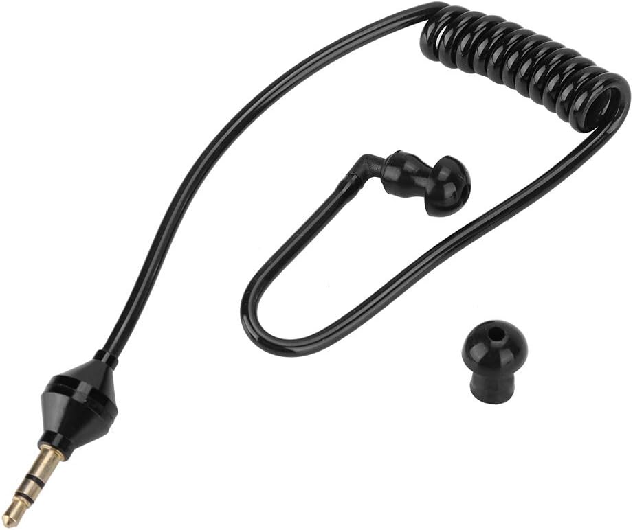 Monaural 3.5mm Anti Radiation Earphone Stereo Headset, Flexible Air Tube, Lightweight Monaural 3.5mm Anti Radiation Earphone Stereo Headset, Flexible Air Tube, Lightweight