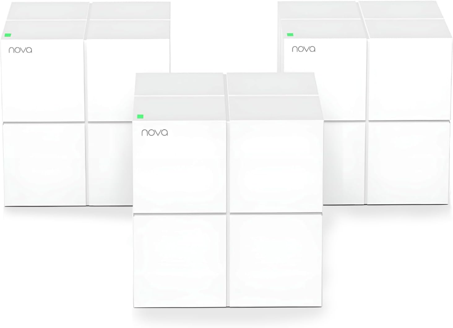 Tenda Nova Mesh WiFi System MW6 – Covers up to 6000 sq.ft – AC1200 Whole Home WiFi Mesh System – Gigabit Dual-Band Mesh Network for 90 Devices – Replaces Wireless Router and WiFi Extender – 3-Pack Tenda Nova Mesh WiFi System MW6 – Covers up to 6000 sq.ft – AC1200 Whole Home WiFi Mesh System – Gigabit Dual-Band Mesh Network for 90 Devices – Replaces Wireless Router and WiFi Extender – 3-Pack