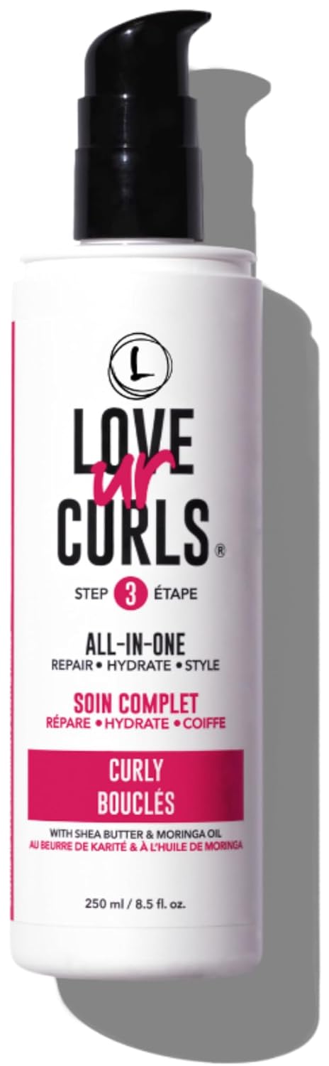 Love Ur Curls LUS Brands All-in-One Styler for Natural Curly Textures 8.5oz – Repair, Hydrate, and Style in One Step – No Crunch, No Cast, Hair Care With Shea Butter & Moringa Love Ur Curls LUS Brands All-in-One Styler for Natural Curly Textures 8.5oz – Repair, Hydrate, and Style in One Step – No Crunch, No Cast, Hair Care With Shea Butter & Moringa
