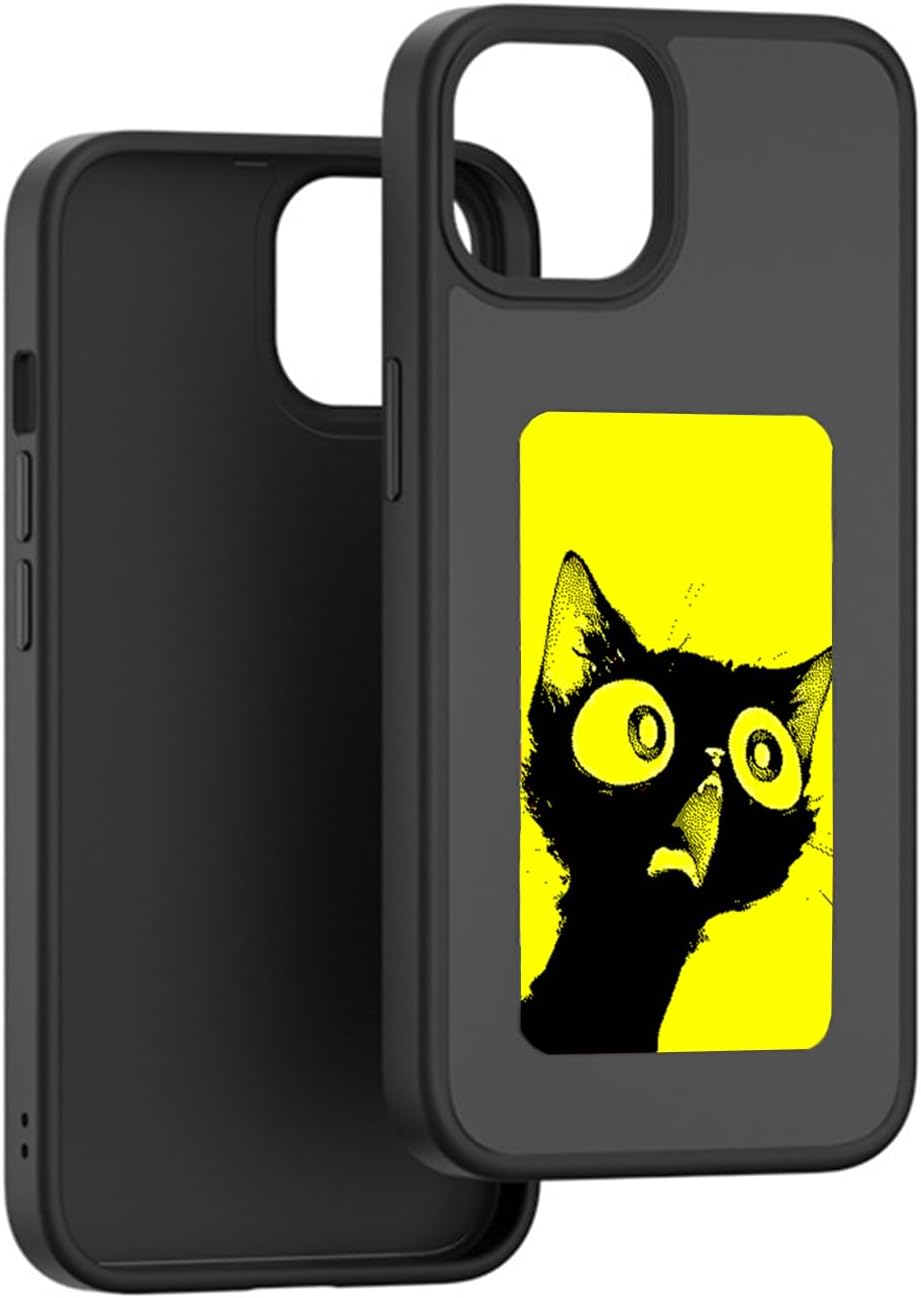 for iPhone 12 Pro Max E-Ink Smartphone Case,Photo Projection Customiza Phone Case Instantly Display Photos On The Ink Screen Back Cover (Black) for iPhone 12 Pro Max E-Ink Smartphone Case,Photo Projection Customiza Phone Case Instantly Display Photos On The Ink Screen Back Cover (Black)