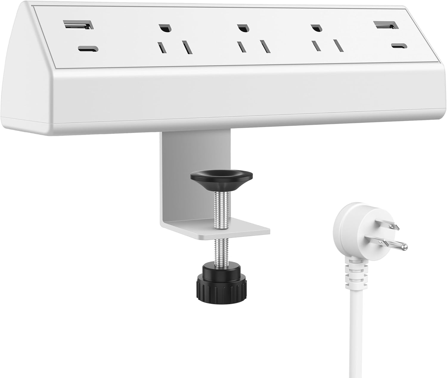 Jgstkcity Desk Clamp USB C,40W Fast Charging Station,2 PD 20W Charger,Desk Edge Mount Power Strip 4 USB Ports 3 Widely Spaced Outlets Surge Protector,6ft Flat Plug Jgstkcity Desk Clamp USB C,40W Fast Charging Station,2 PD 20W Charger,Desk Edge Mount Power Strip 4 USB Ports 3 Widely Spaced Outlets Surge Protector,6ft Flat Plug