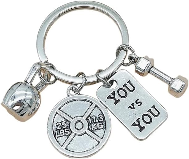 RFTWXHPN Fitness Motivation Gifts Keychain for Gym Workout Lover Gifts for Weightlifters Weight Loss for Bodybuilder Lovers RFTWXHPN Fitness Motivation Gifts Keychain for Gym Workout Lover Gifts for Weightlifters Weight Loss for Bodybuilder Lovers