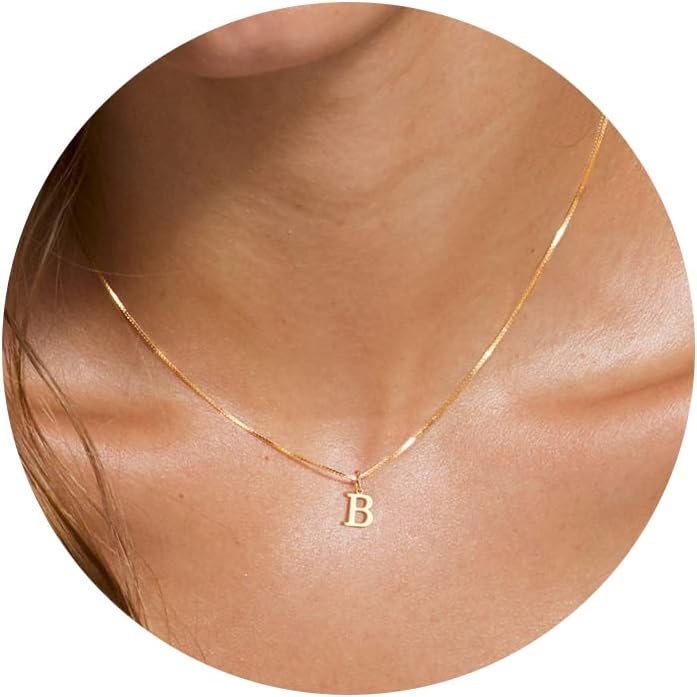 Foxgirl Gold Initial Necklaces for Women, Dainty Gold Letter Necklace Tiny A-Z Pendant Choker Necklace Trendy Cute Personalized Monogram Name Necklace Gold Jewelry Necklace for Women Gift Foxgirl Gold Initial Necklaces for Women, Dainty Gold Letter Necklace Tiny A-Z Pendant Choker Necklace Trendy Cute Personalized Monogram Name Necklace Gold Jewelry Necklace for Women Gift