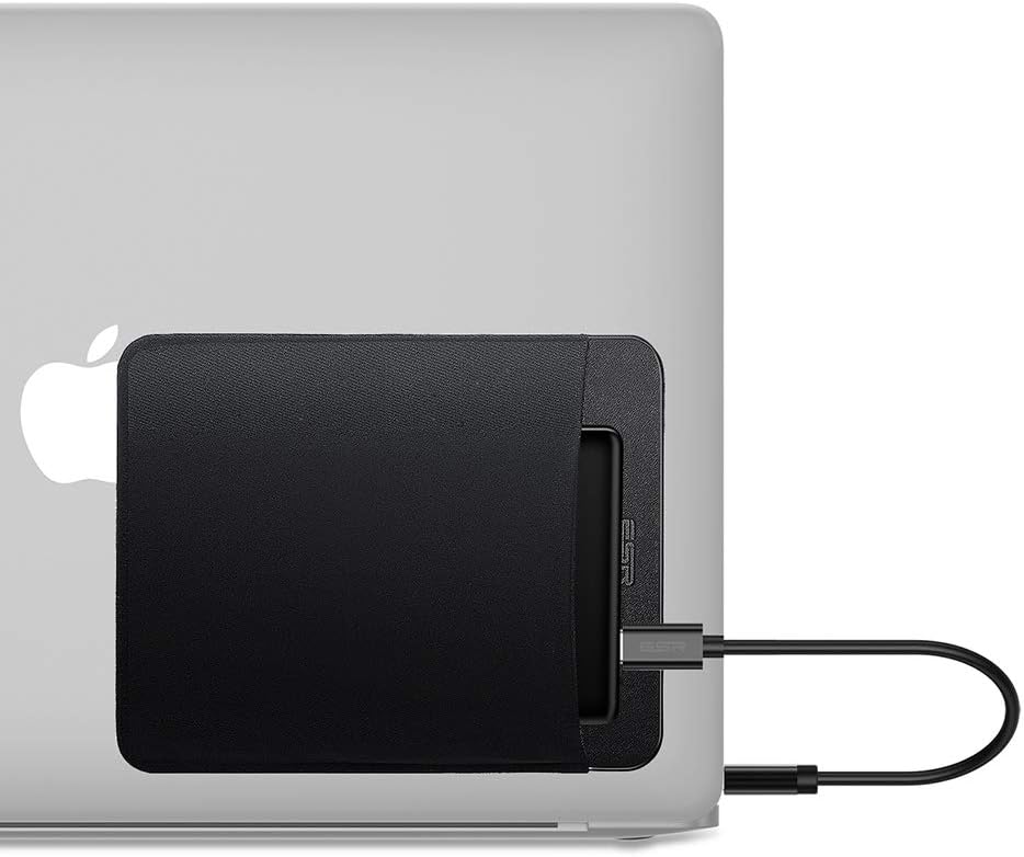 ESR Portable External Hard Drive Carrying Case, Pouch Holder for Computer Accessories, Sleeve Storage Organizer for Battery Pack, Wireless Mouse, Cables, and Earphones – Black ESR Portable External Hard Drive Carrying Case, Pouch Holder for Computer Accessories, Sleeve Storage Organizer for Battery Pack, Wireless Mouse, Cables, and Earphones – Black