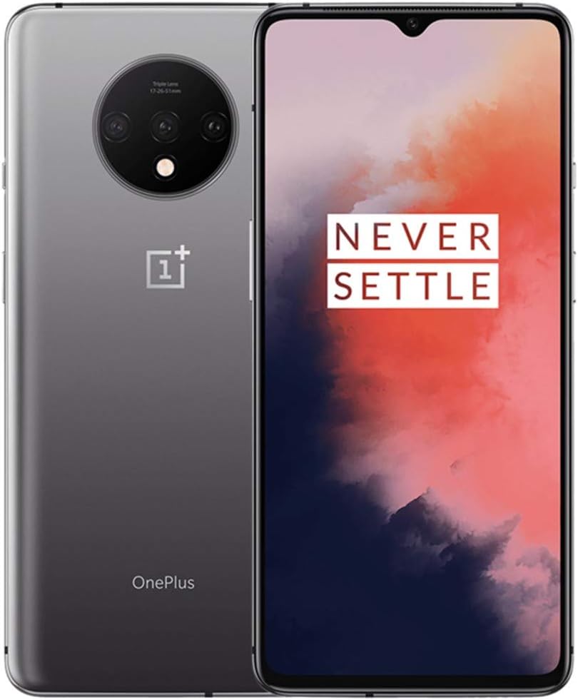 OnePlus 7T 6.55″ HD1907 Single Sim GSM Unlocked Smartphone (Renewed) (Frosted Silver, 128GB) OnePlus 7T 6.55″ HD1907 Single Sim GSM Unlocked Smartphone (Renewed) (Frosted Silver, 128GB)