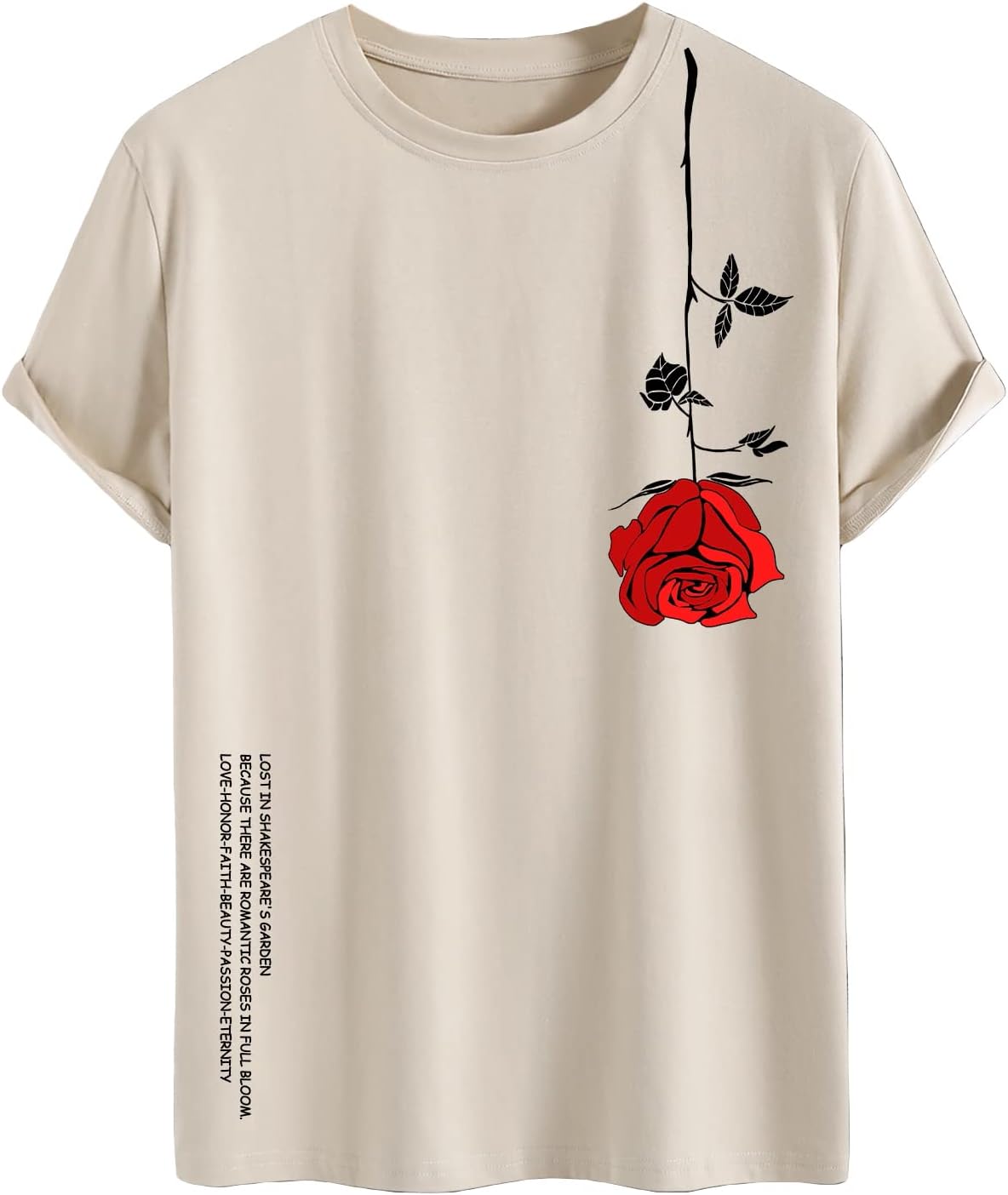 SOLY HUX Men’s Graphic Tees Vintage T-Shirts Floral Letter Print Crewneck Short Sleeve T Shirts Casual Summer Streetwear SOLY HUX Men’s Graphic Tees Vintage T-Shirts Floral Letter Print Crewneck Short Sleeve T Shirts Casual Summer Streetwear