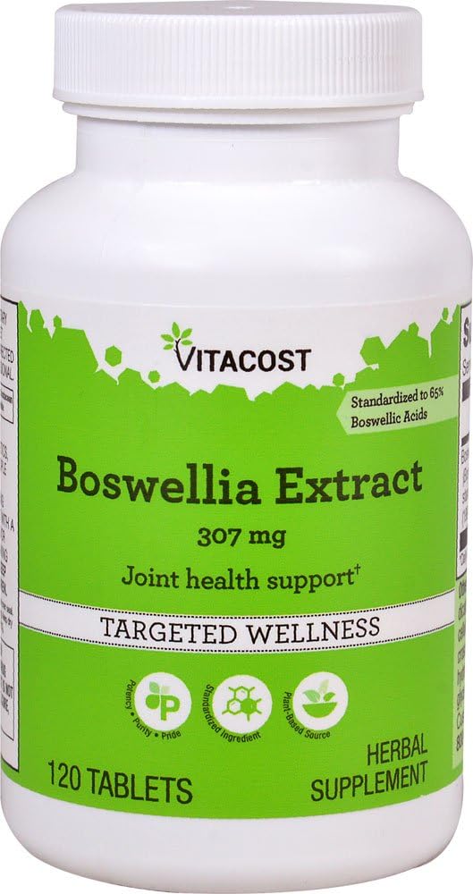 Vitacost Boswellia Extract – Standardized – 307 mg – 120 Tablets Vitacost Boswellia Extract – Standardized – 307 mg – 120 Tablets