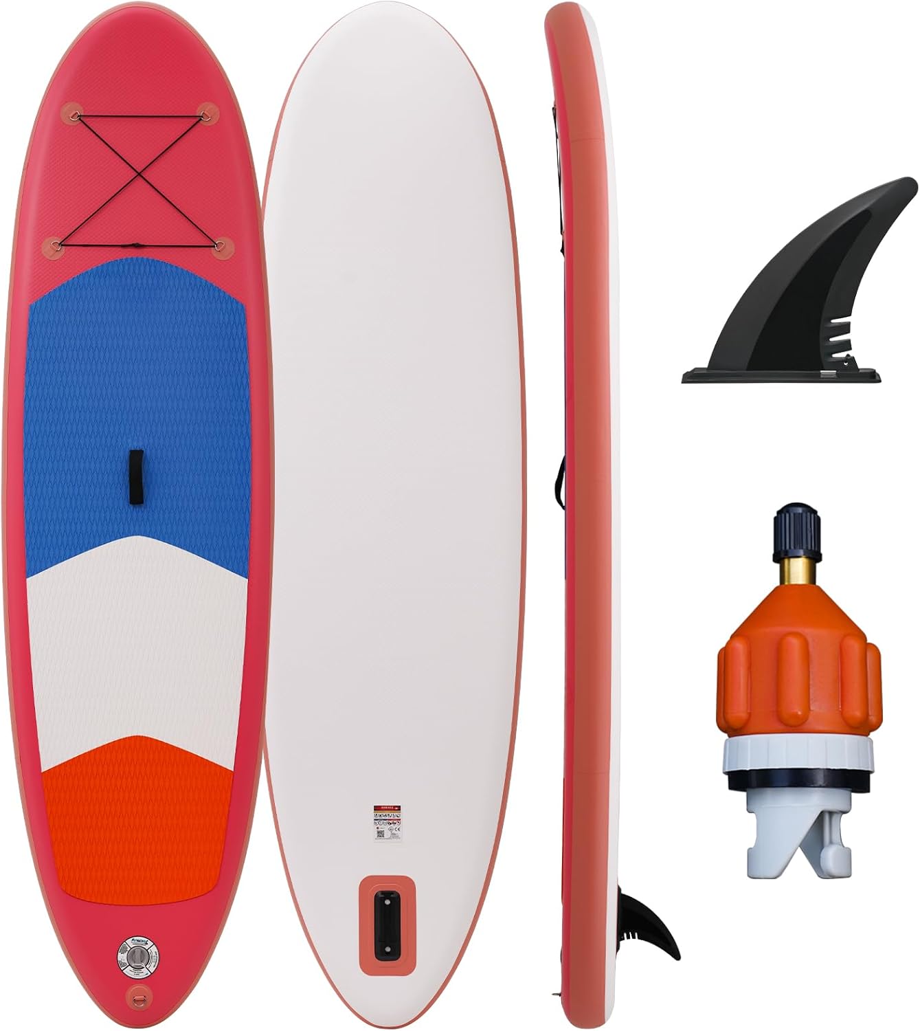 FunWater Inflatable 10’×30″×6″ Paddle Board Inflatable SUP Inflatable Stand Up Paddle Board for All Skill Levels Included with Stand Up Paddle Board, Fins, Air Valve Adapters FunWater Inflatable 10’×30″×6″ Paddle Board Inflatable SUP Inflatable Stand Up Paddle Board for All Skill Levels Included with Stand Up Paddle Board, Fins, Air Valve Adapters
