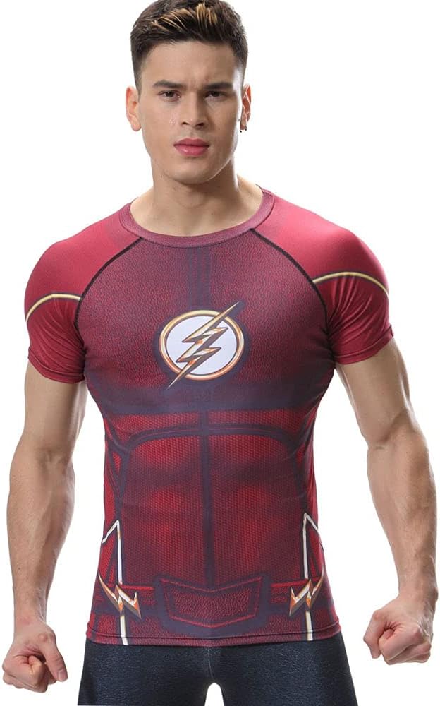 Mens 3D Digital Printing Short Sleeve T-Shirt Outdoor Running Yoga Fitness Tight Shirt for Men Mens 3D Digital Printing Short Sleeve T-Shirt Outdoor Running Yoga Fitness Tight Shirt for Men