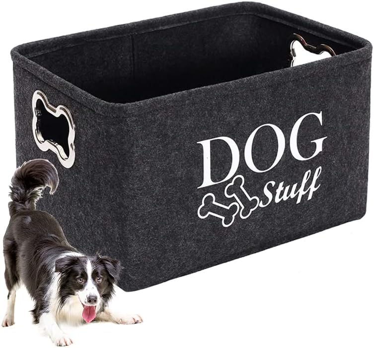 Dog Toy Bin Box Basket Storage,Pet Toy Basket Bin Box For Dog Toys,Dog Toy Baskets With Metal Handles – Collapsible Felt Pet Bin Basket For Dogs Dog Toy Bin Box Basket Storage,Pet Toy Basket Bin Box For Dog Toys,Dog Toy Baskets With Metal Handles – Collapsible Felt Pet Bin Basket For Dogs