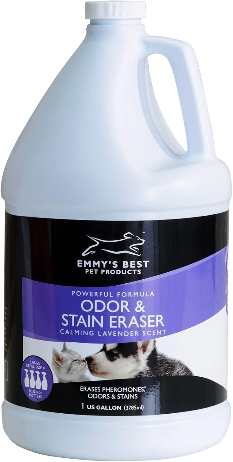Emmy’s Best EBPP Odor & Stain Eraser – Made in The USA – Pet Odor Absorber and Room Deodorizer for Home Use – Odor Remover and Urine Odor Eliminator – Lavender Enzyme Carpet Cleaner Emmy’s Best EBPP Odor & Stain Eraser – Made in The USA – Pet Odor Absorber and Room Deodorizer for Home Use – Odor Remover and Urine Odor Eliminator – Lavender Enzyme Carpet Cleaner