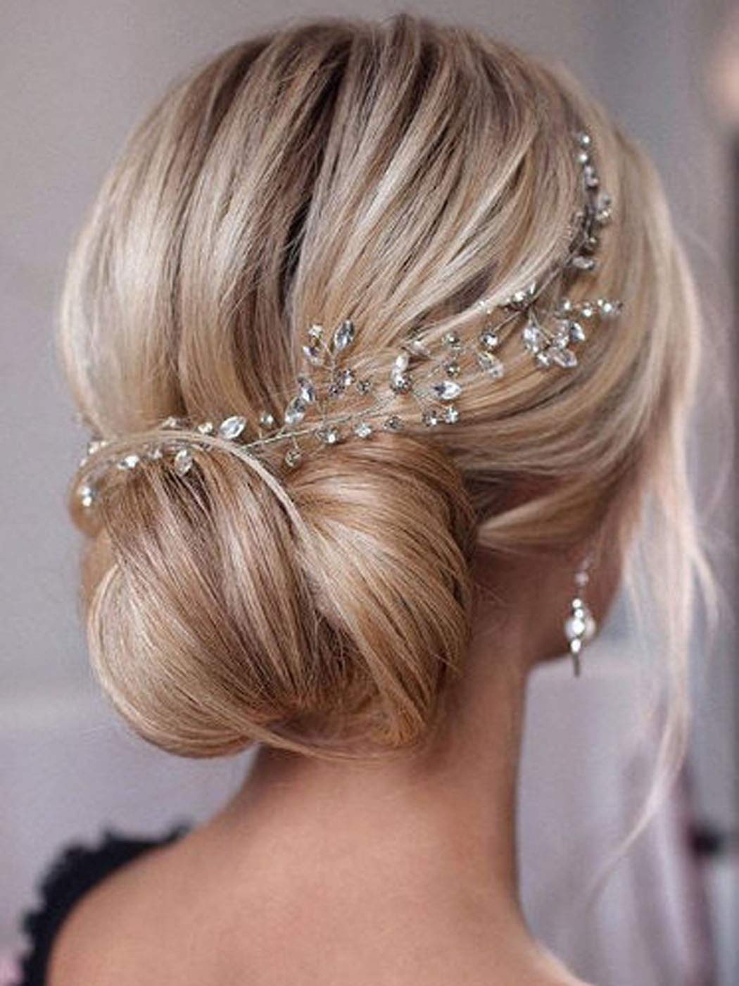 Unicra Bride Rhinestone Wedding Hair Vine Gold Bridal Hair Piece Crystal Headband Hair Accessories for Women and Girls (17.7inches) (Pack of 1) (Gold) Unicra Bride Rhinestone Wedding Hair Vine Gold Bridal Hair Piece Crystal Headband Hair Accessories for Women and Girls (17.7inches) (Pack of 1) (Gold)