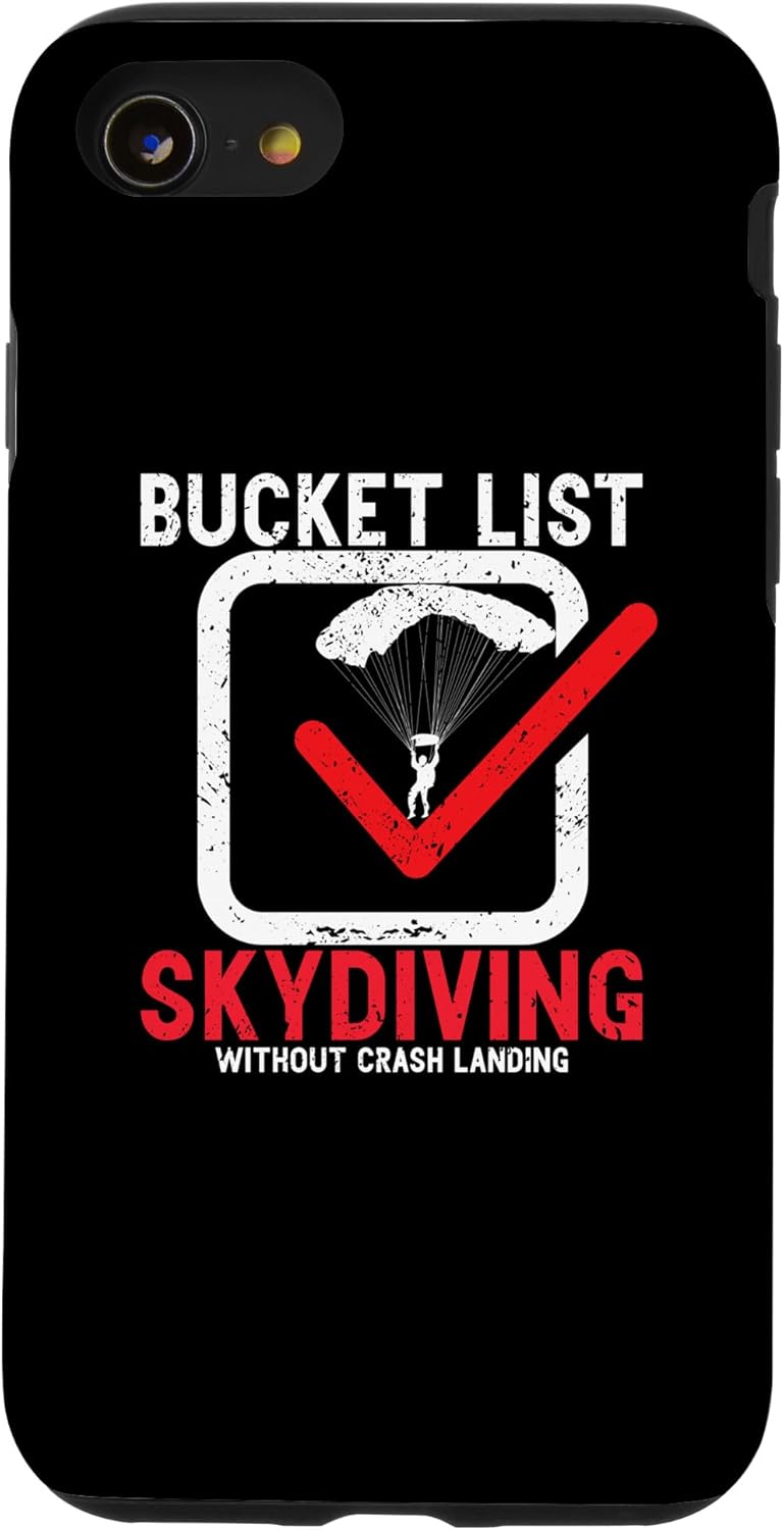 iPhone SE (2020) / 7 / 8 Bucket List Skydiving Funny Skydiver Parachuting Parachute Case iPhone SE (2020) / 7 / 8 Bucket List Skydiving Funny Skydiver Parachuting Parachute Case