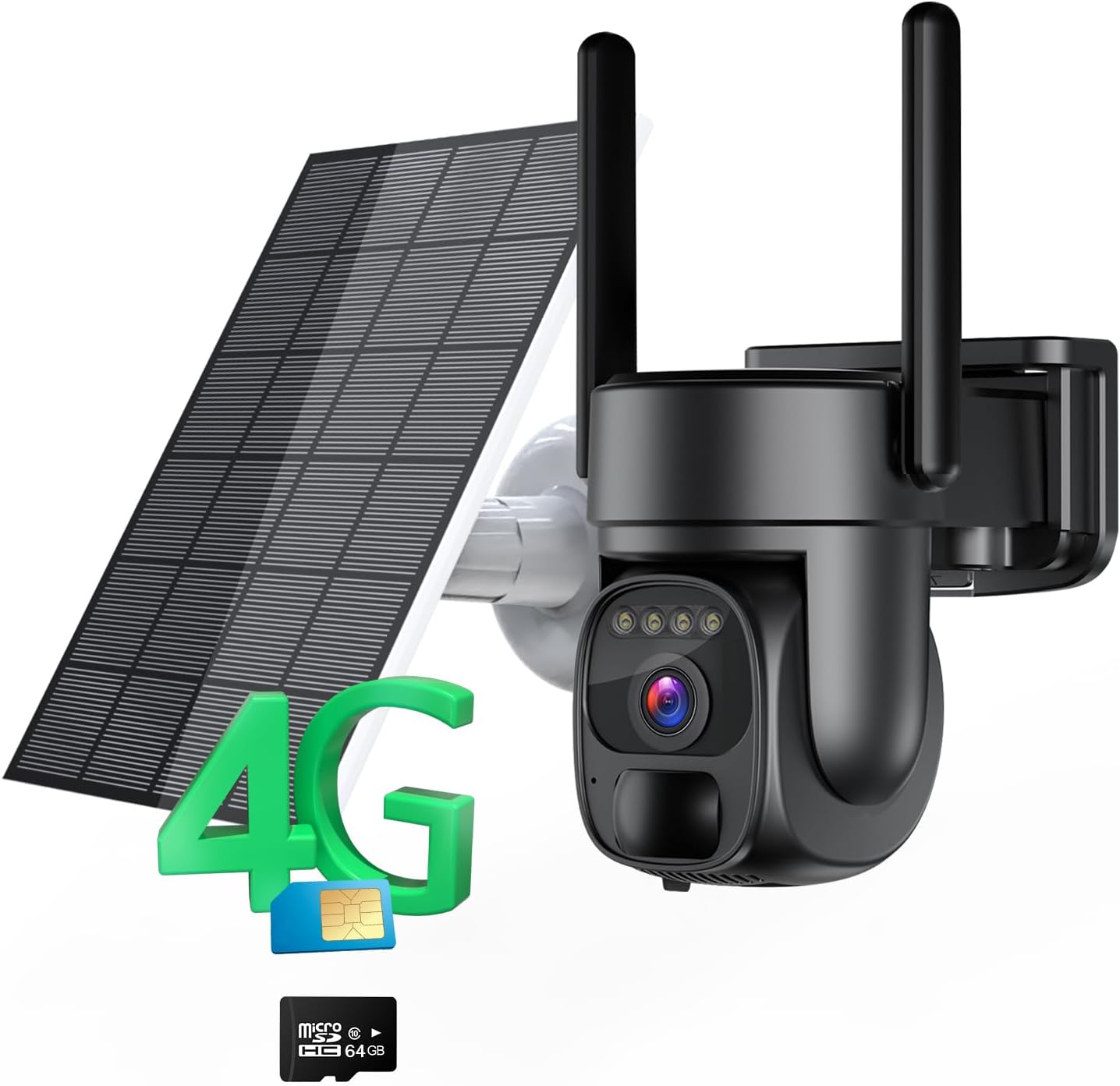 BEENOCAM 4G-LTE Cellular Security Camera Wireless Outdoor, No WiFi Need includes SD&SIM Card Solar Powered 360°PTZ with PIR Motion Detection, 2K-Full Color Night Vision, 2 Way Talk,Siren Alerts, IP66 BEENOCAM 4G-LTE Cellular Security Camera Wireless Outdoor, No WiFi Need includes SD&SIM Card Solar Powered 360°PTZ with PIR Motion Detection, 2K-Full Color Night Vision, 2 Way Talk,Siren Alerts, IP66