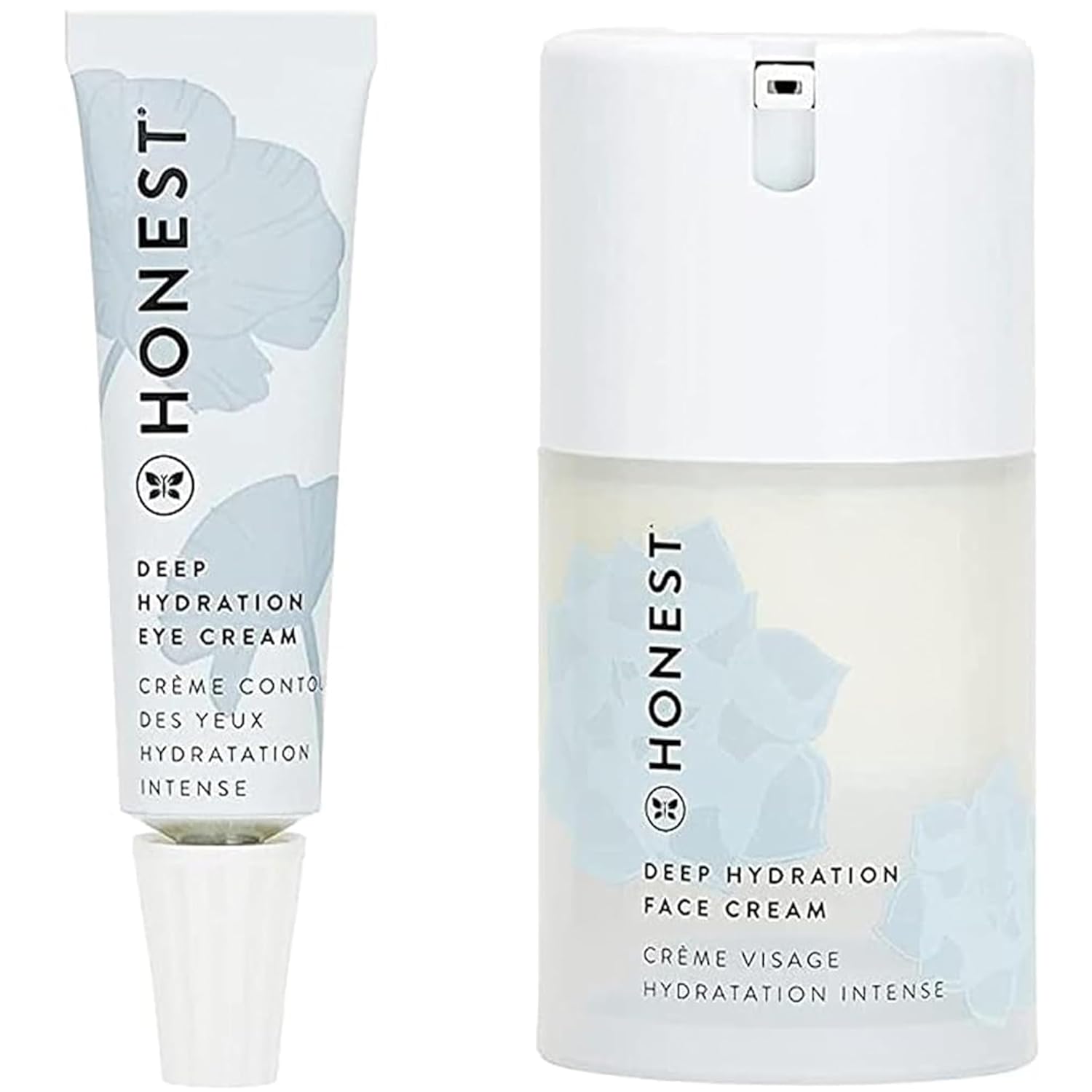 Honest Beauty Hydrating Skincare Bundle | Deep Hydration Face Cream + Eye Cream for All Skin Types | Supports Natural Moisture Barrier | EWG Verified + Cruelty Free | 1.7 fl oz. 0.5 fl oz Honest Beauty Hydrating Skincare Bundle | Deep Hydration Face Cream + Eye Cream for All Skin Types | Supports Natural Moisture Barrier | EWG Verified + Cruelty Free | 1.7 fl oz. 0.5 fl oz