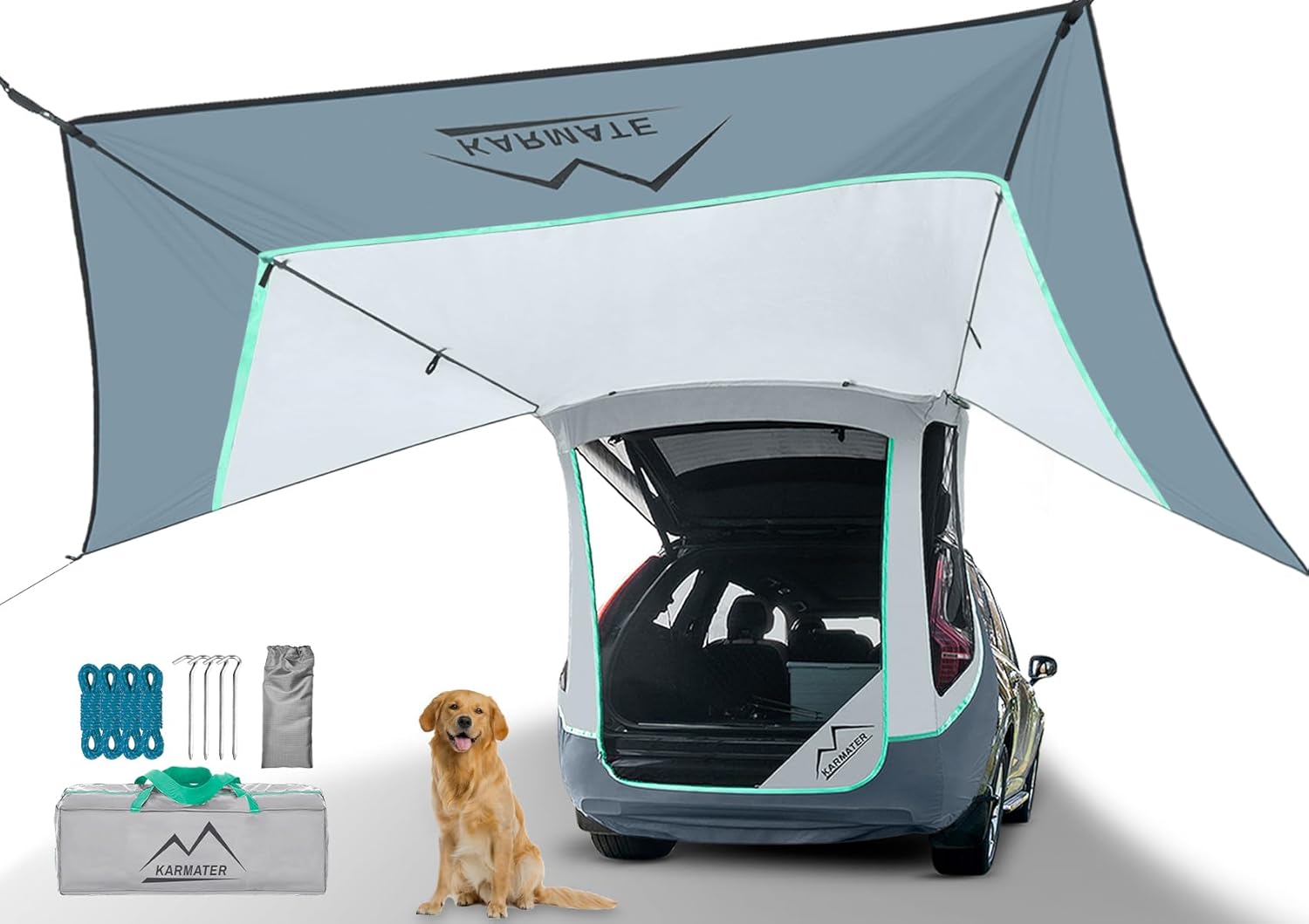 SUV Tailgate Tent with Three Sides Awning Shade & Transmittance Mosquito Net, Hatchback Camping Sunproof Car Tent, Universal SUV Windproof Car Camping Gear Tent Outdoor Travel. SUV Tailgate Tent with Three Sides Awning Shade & Transmittance Mosquito Net, Hatchback Camping Sunproof Car Tent, Universal SUV Windproof Car Camping Gear Tent Outdoor Travel.
