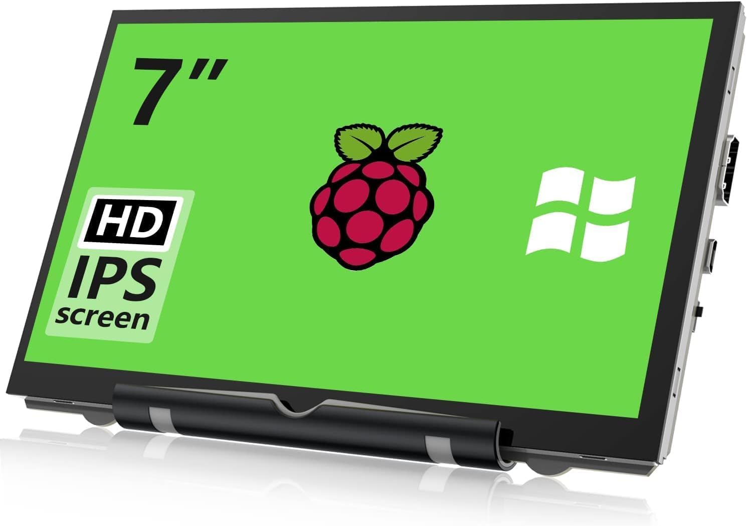 Raspberry Pi Screen, 7 Inch Portable Monitor External Display 800×480 IPS Screen Small HDMI Monitor for Raspberry Pi 400/4/3/2/Zero/B/B+ Jetson Nano Win11/10/8/7 (Non-Touch) Raspberry Pi Screen, 7 Inch Portable Monitor External Display 800×480 IPS Screen Small HDMI Monitor for Raspberry Pi 400/4/3/2/Zero/B/B+ Jetson Nano Win11/10/8/7 (Non-Touch)