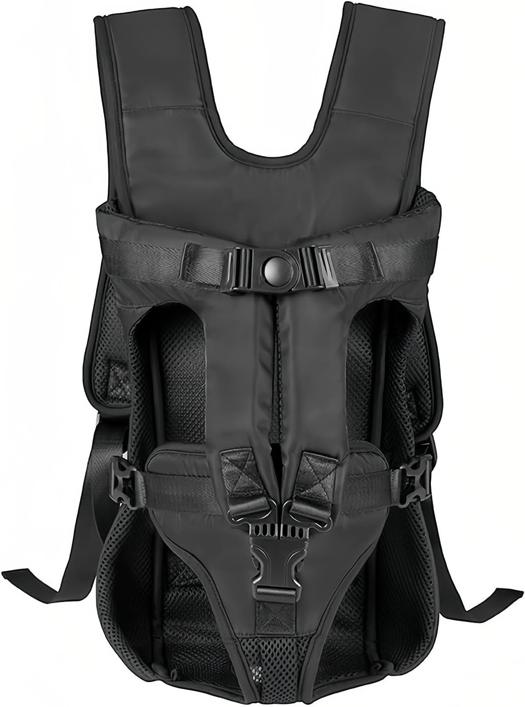 PINVNBY Pet Front Dog Carrier Backpack, Adjustable Dog Front Carrier for Small and Medium Dogs and Cats, for Walking, Camping,Hiking (Large, Black) PINVNBY Pet Front Dog Carrier Backpack, Adjustable Dog Front Carrier for Small and Medium Dogs and Cats, for Walking, Camping,Hiking (Large, Black)