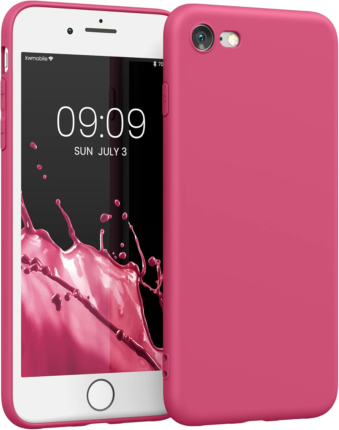 kwmobile Case Compatible with Apple iPhone SE (2022) / iPhone SE (2020) / iPhone 8 / iPhone 7 Case – Protective Slim TPU Phone Cover – Soft Matte Finish – Pink Matte kwmobile Case Compatible with Apple iPhone SE (2022) / iPhone SE (2020) / iPhone 8 / iPhone 7 Case – Protective Slim TPU Phone Cover – Soft Matte Finish – Pink Matte